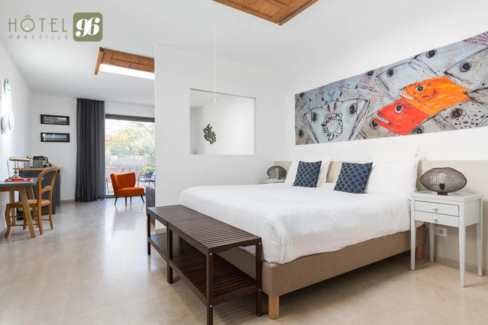 Chambre disponible pour un séminaire d'entreprise à Hôtel 96 - Marseille