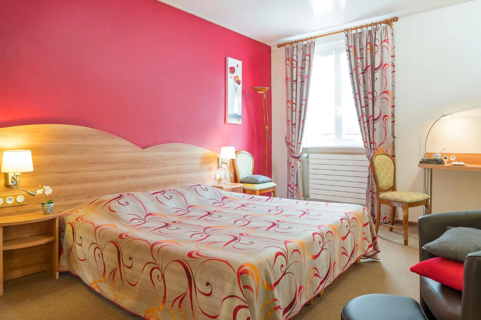 Chambre disponible pour un séminaire d'entreprise à Hôtel A la Vignette - COLMAR-NORD - Saint-Hippolyte
