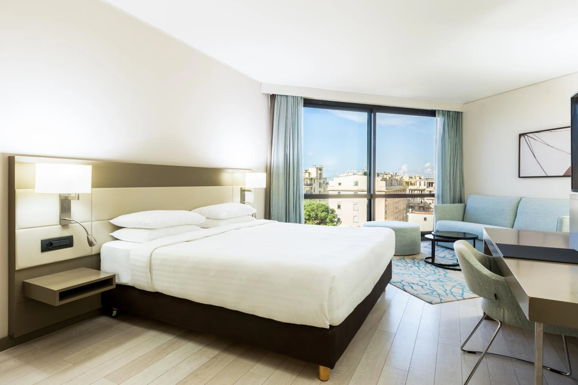 Chambre disponible pour un séminaire d'entreprise à AC Hotel by Marriott Nice - Nice