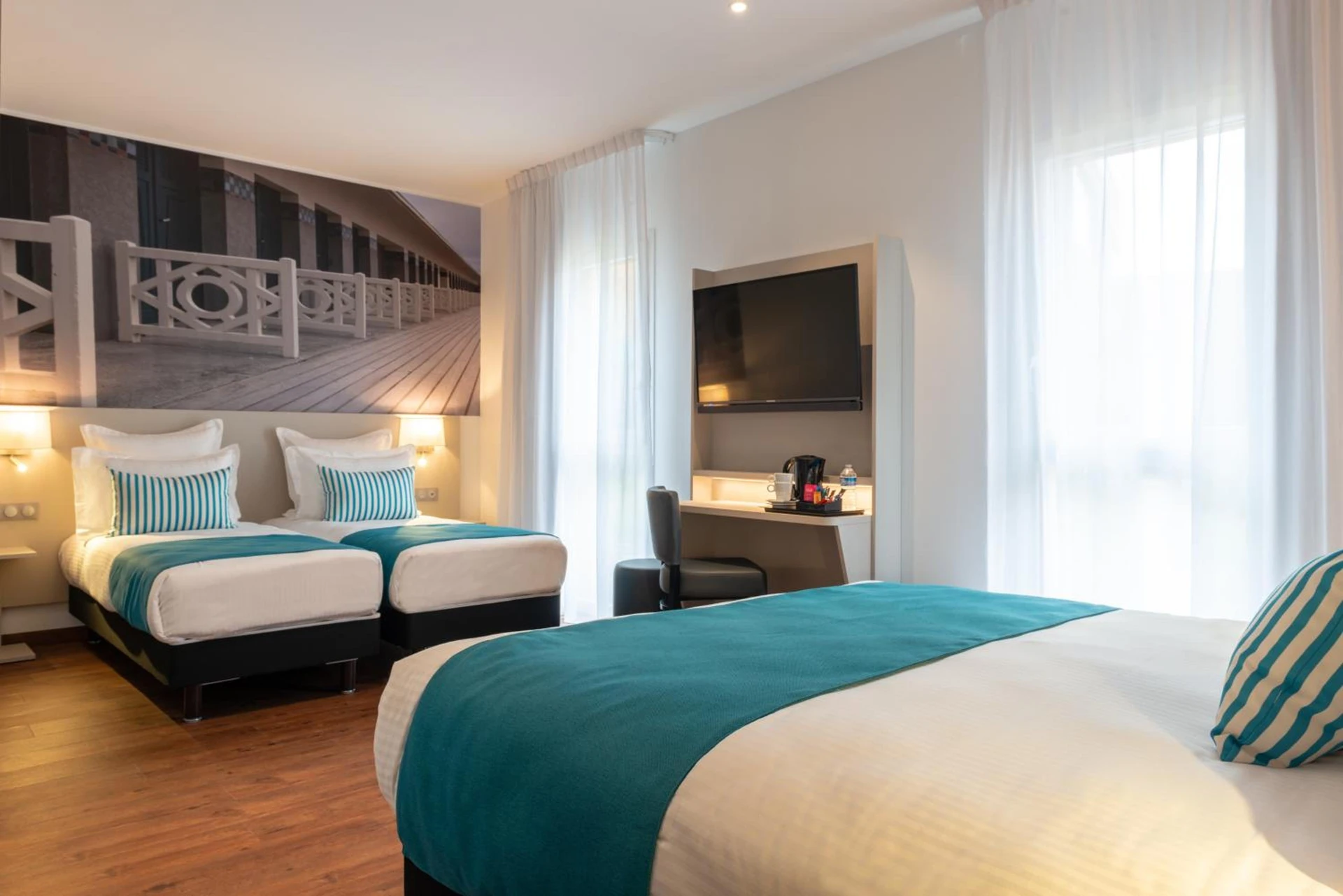 Chambre disponible pour un séminaire d'entreprise à The Originals City, Hôtel Acadine, Pont-Audemer - Pont-Audemer