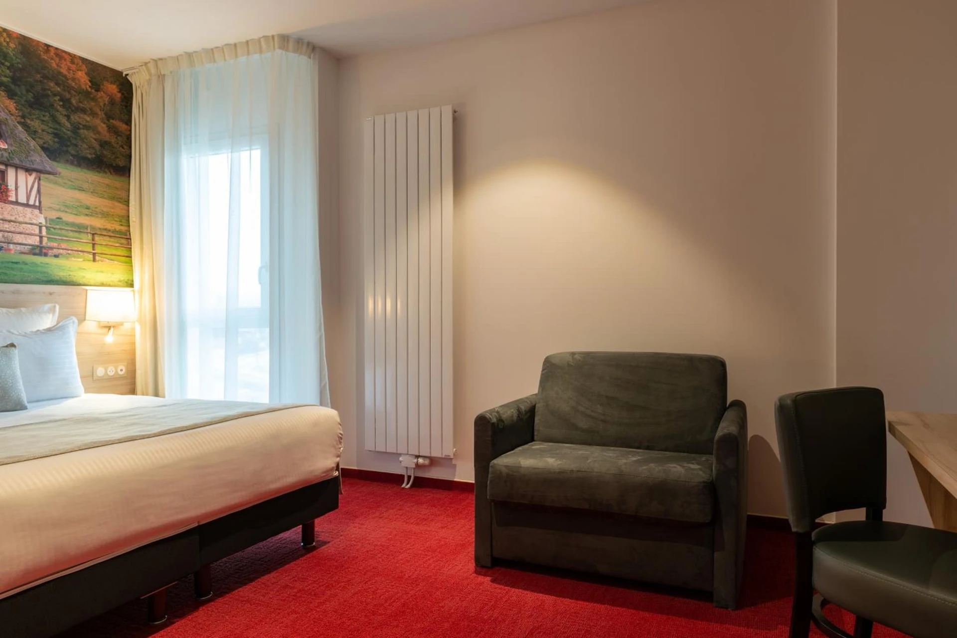 Chambre disponible pour un séminaire d'entreprise à The Originals City, Hôtel Acadine, Pont-Audemer - Pont-Audemer