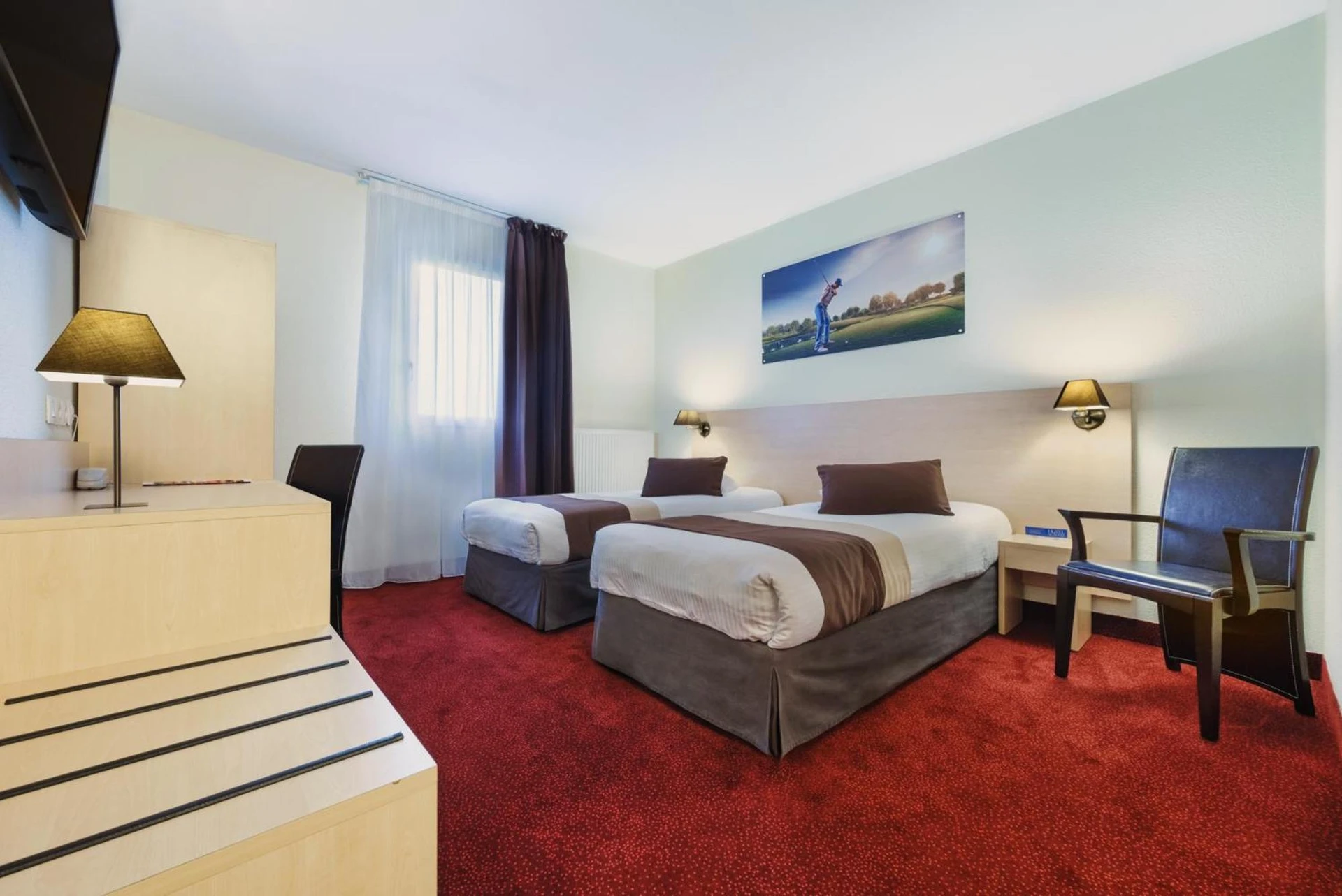 Chambre disponible pour un séminaire d'entreprise à The Originals City, Hôtel Acadine, Le Neubourg - Le Neubourg