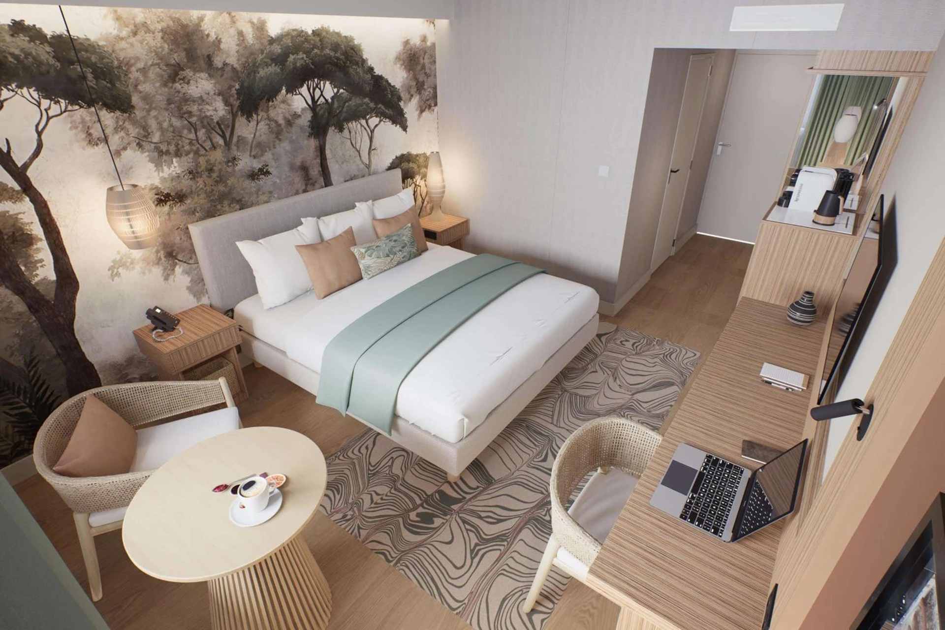 Chambre disponible pour un séminaire d'entreprise à Best Western Plus Hotel Admiral - La Tour-de-Salvagny