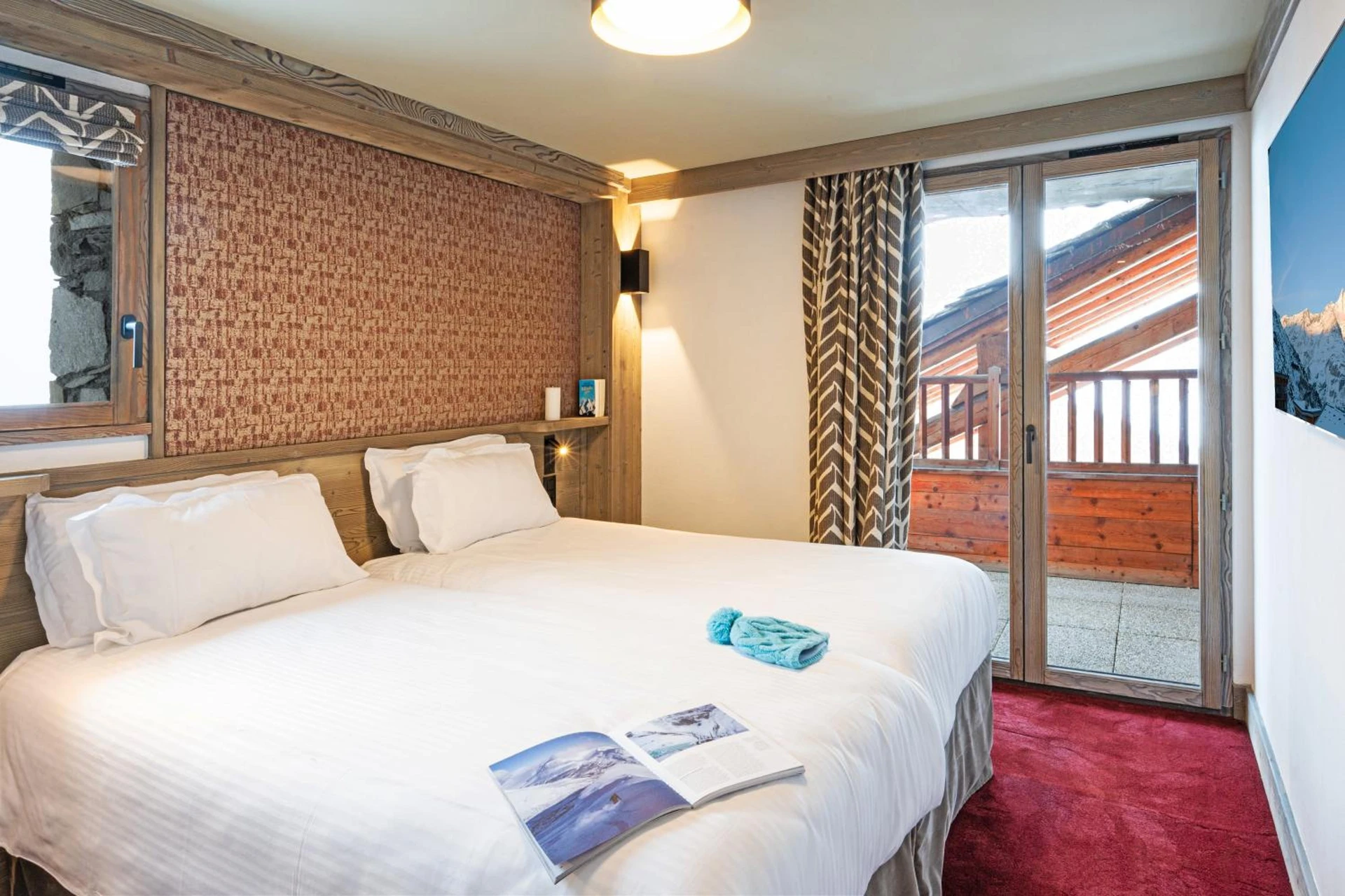 Magnifique chambre pour un séminaire d'entreprise à Hôtel L'Aigle du Montana by Les Etincelles - Tignes