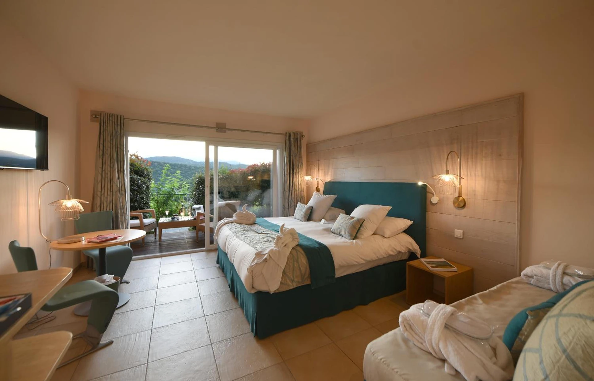 Chambre disponible pour un séminaire d'entreprise à Hôtel Alivi Di Santa Giulia - Porto-Vecchio