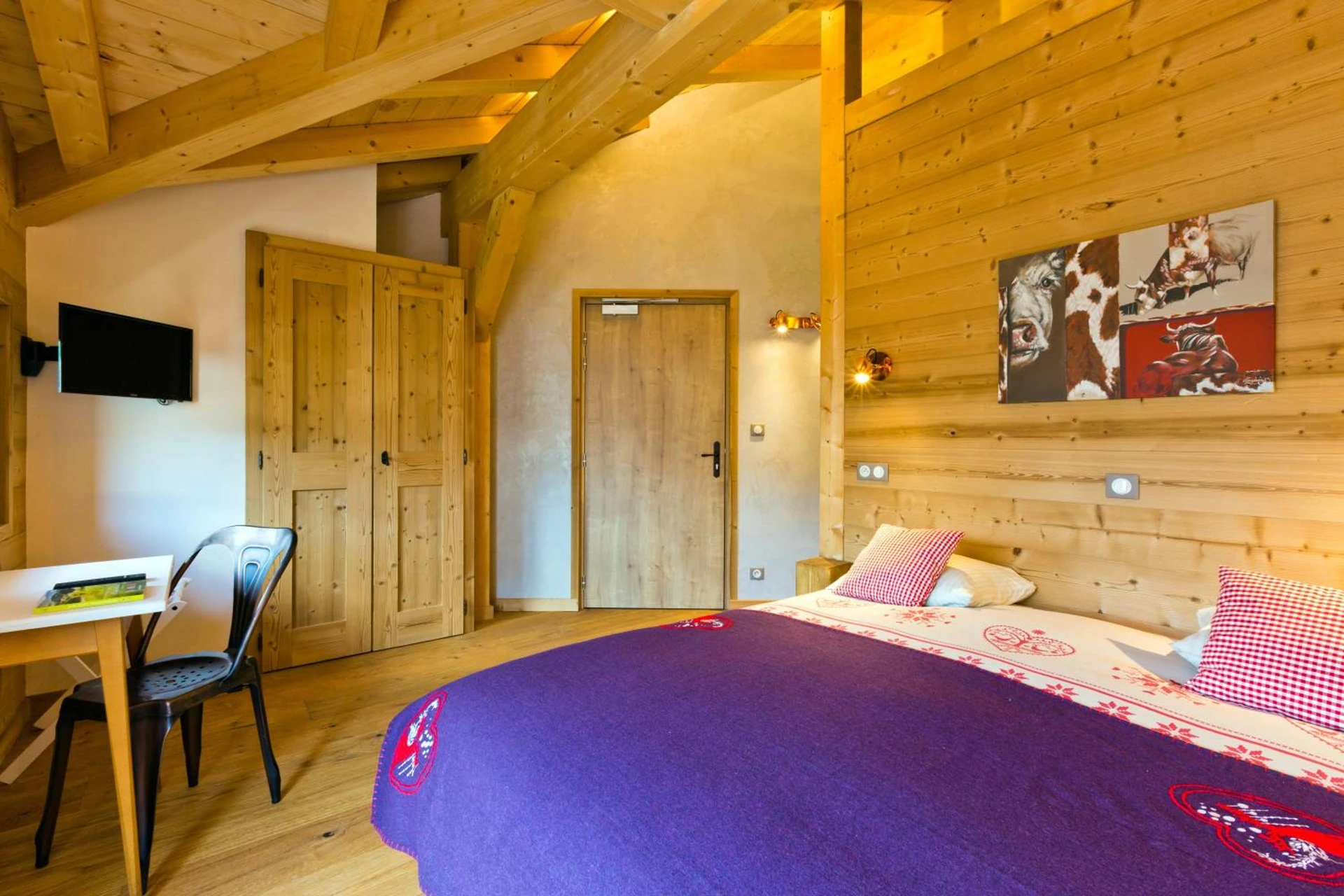 Magnifique chambre pour un séminaire d'entreprise à Hotel Alpina - Morzine
