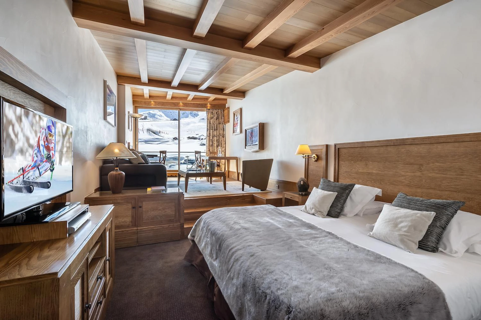 Chambre disponible pour un séminaire d'entreprise à Hotel Annapurna - Courchevel
