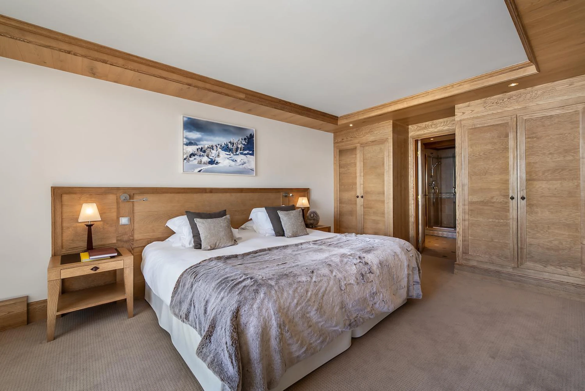Magnifique chambre pour un séminaire d'entreprise à Hotel Annapurna - Courchevel