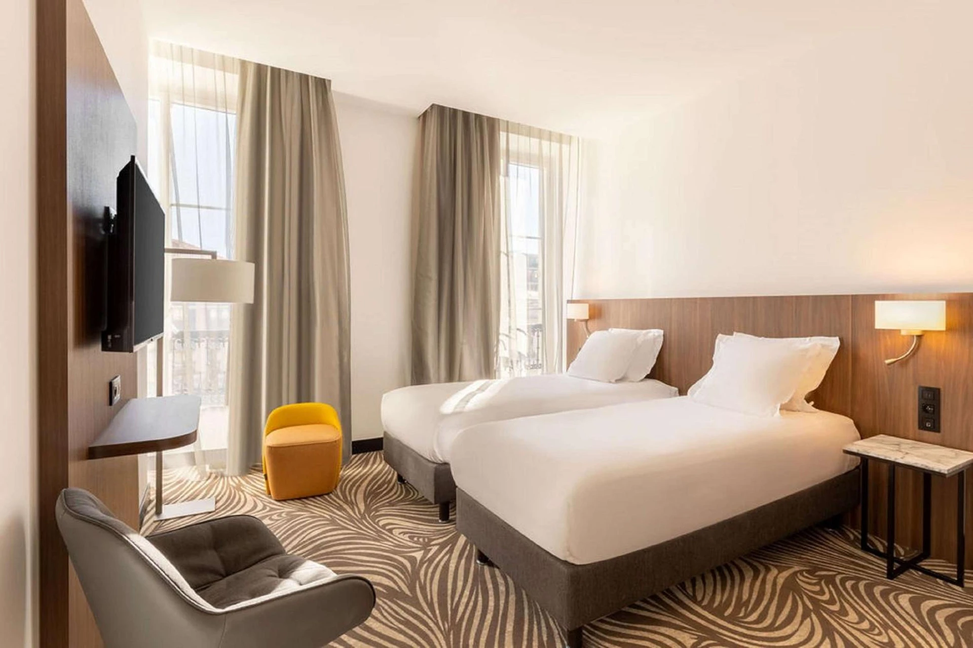 Chambre disponible pour un séminaire d'entreprise à Hôtel Apollinaire Nice - Nice