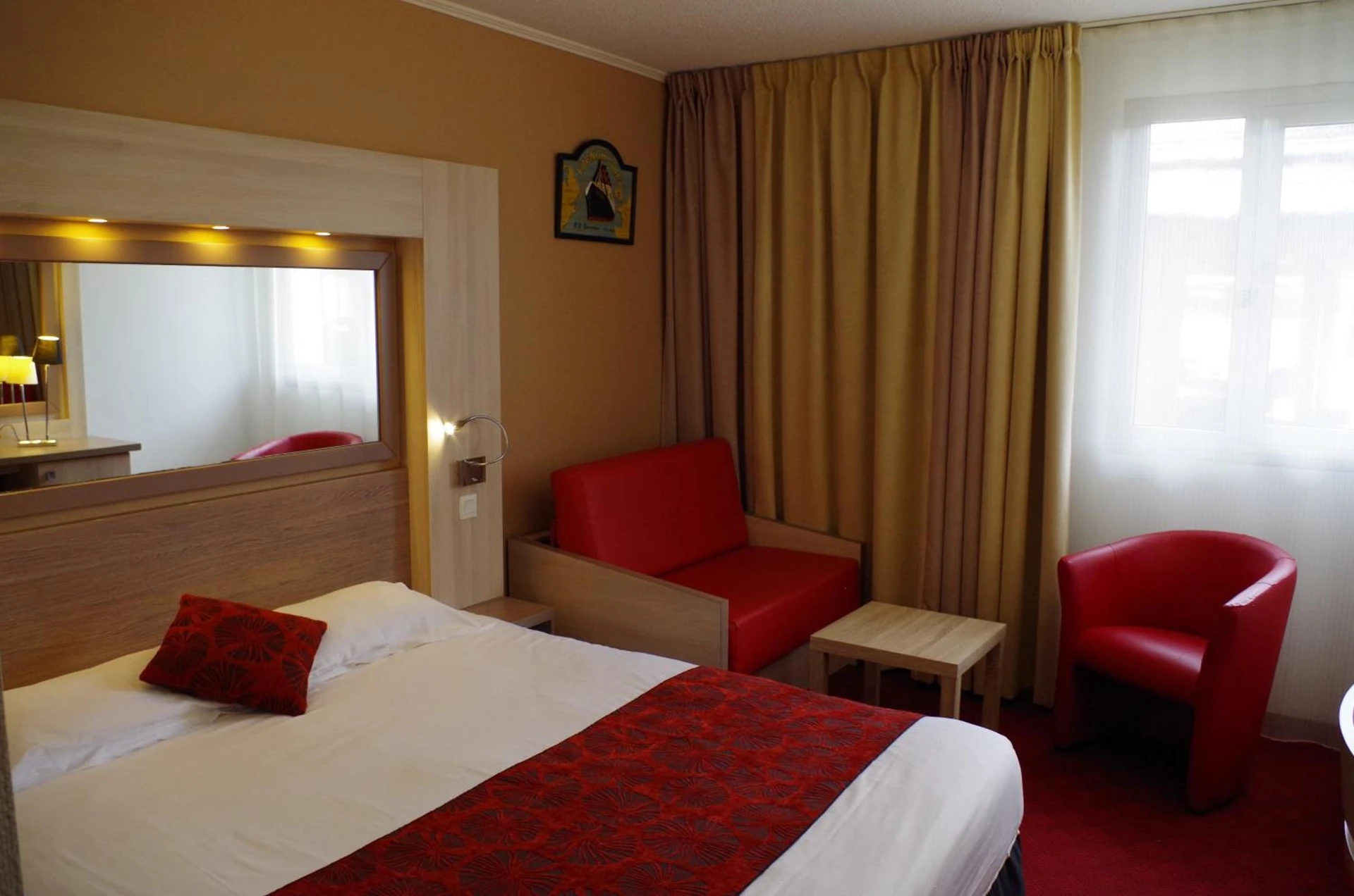 Chambre disponible pour un séminaire d'entreprise à The Originals Boutique, Hôtel Aquilon, Saint-Nazaire - Saint-Nazaire