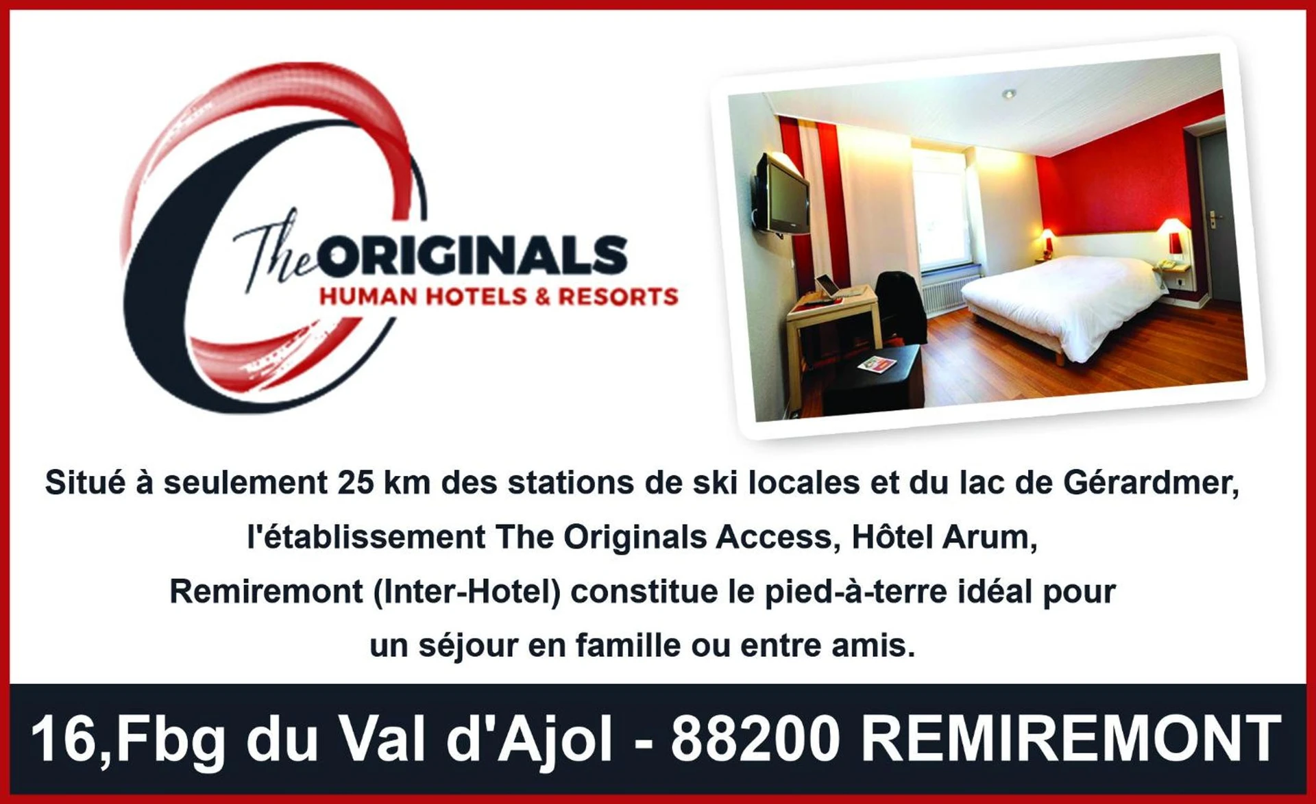 Chambre à The Originals Access, Hôtel Arum, Remiremont - Organiser un séminaire d'entreprise à Remiremont