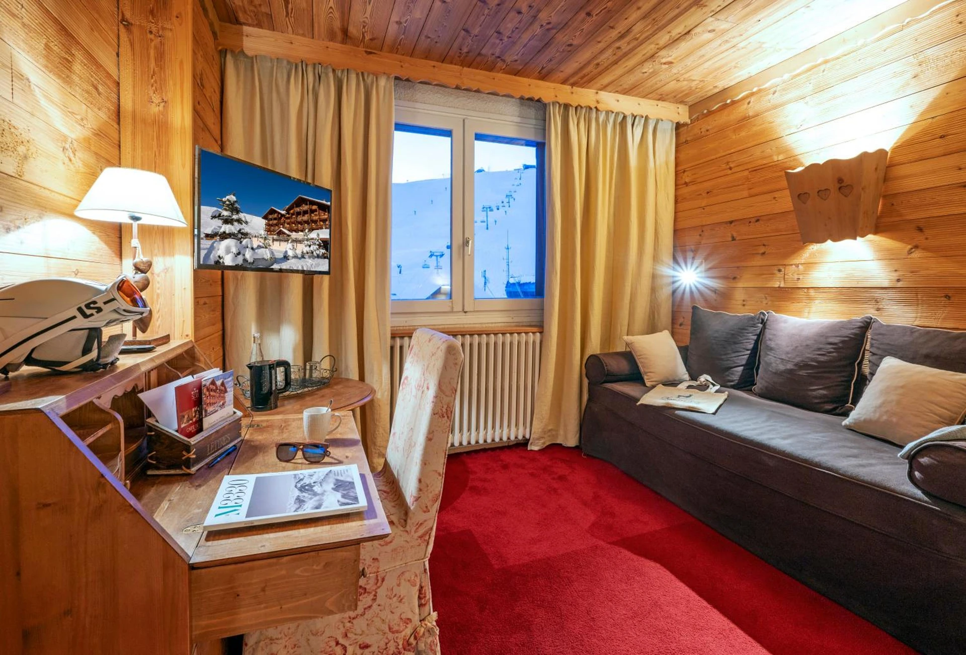 Chambre disponible pour un séminaire d'entreprise à Hôtel Au Chamois d'Or by Les Etincelles - L'Alpe-d'Huez