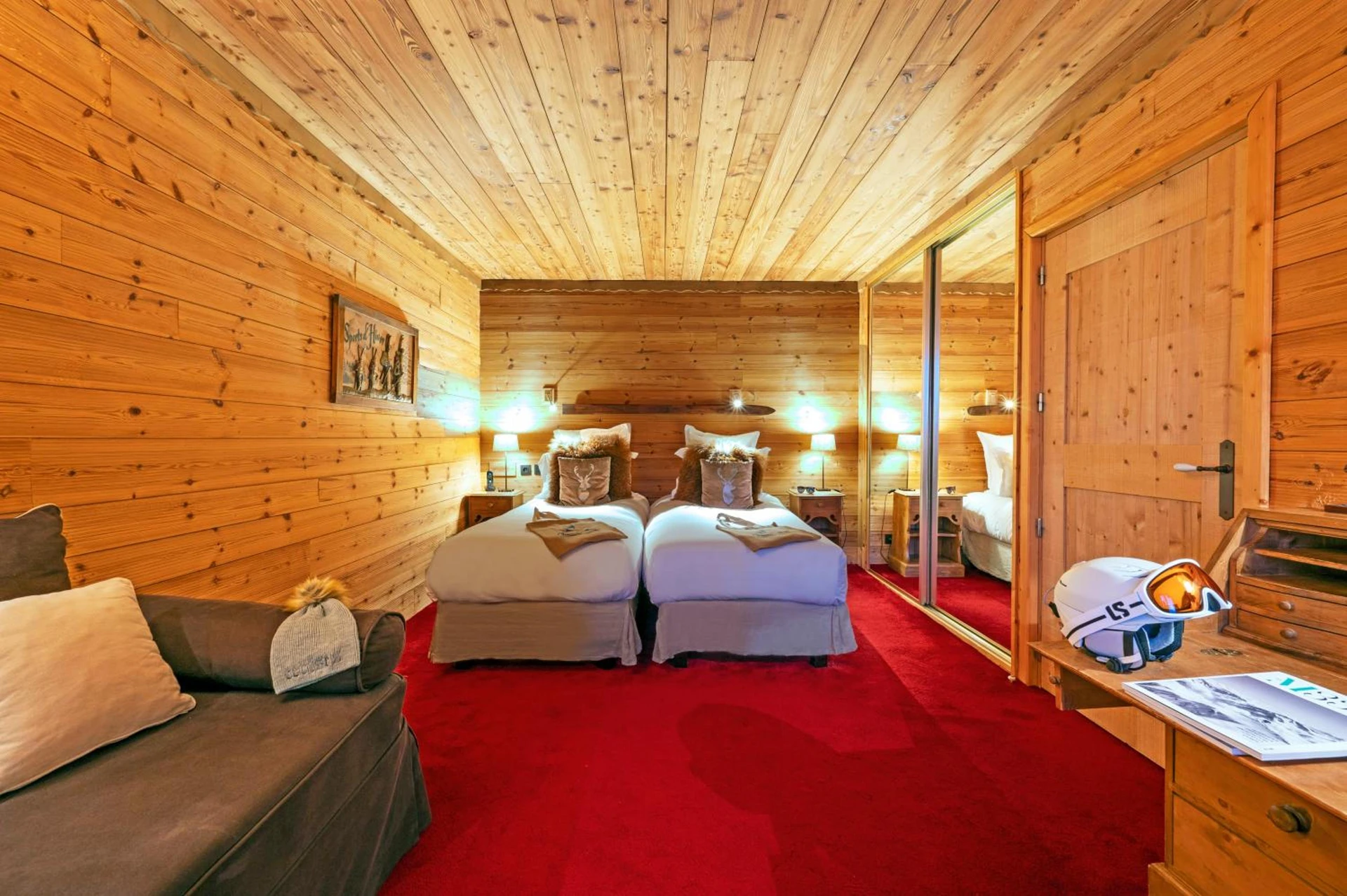 Magnifique chambre pour un séminaire d'entreprise à Hôtel Au Chamois d'Or by Les Etincelles - L'Alpe-d'Huez