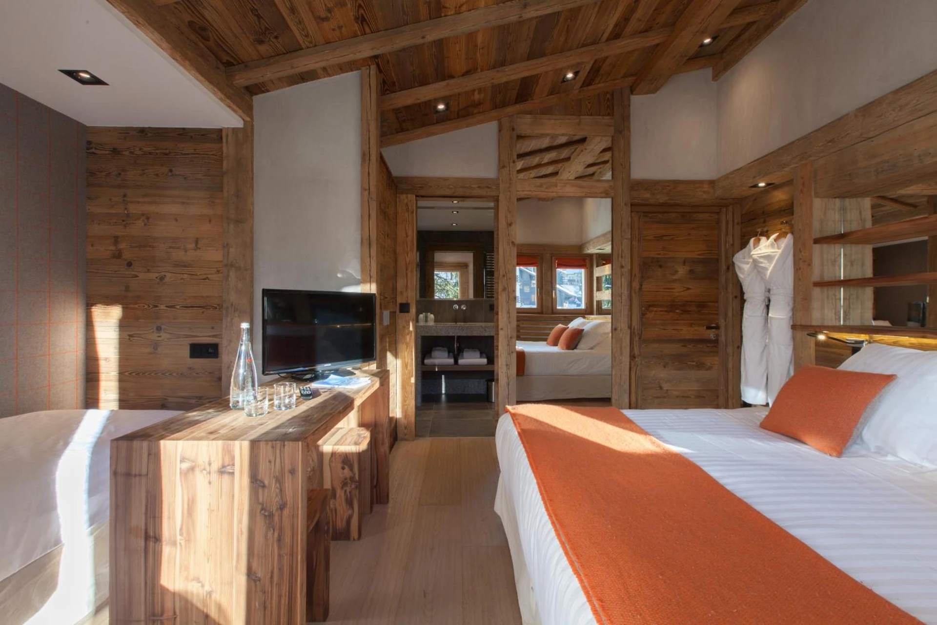 Chambre à Au Coin Du Feu - Organiser un séminaire d'entreprise à Megève