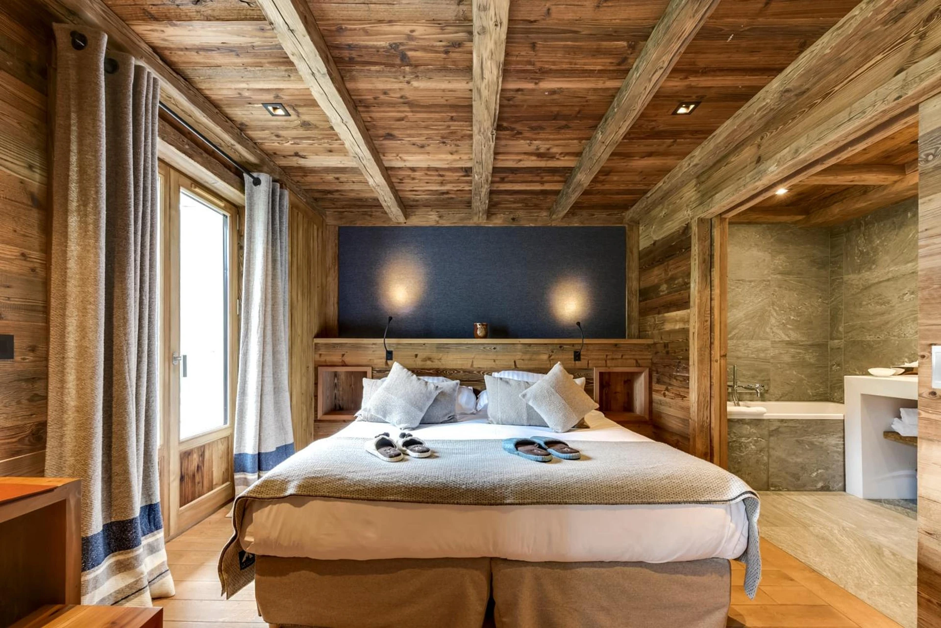 Chambre disponible pour un séminaire d'entreprise à Au Coin Du Feu - Megève