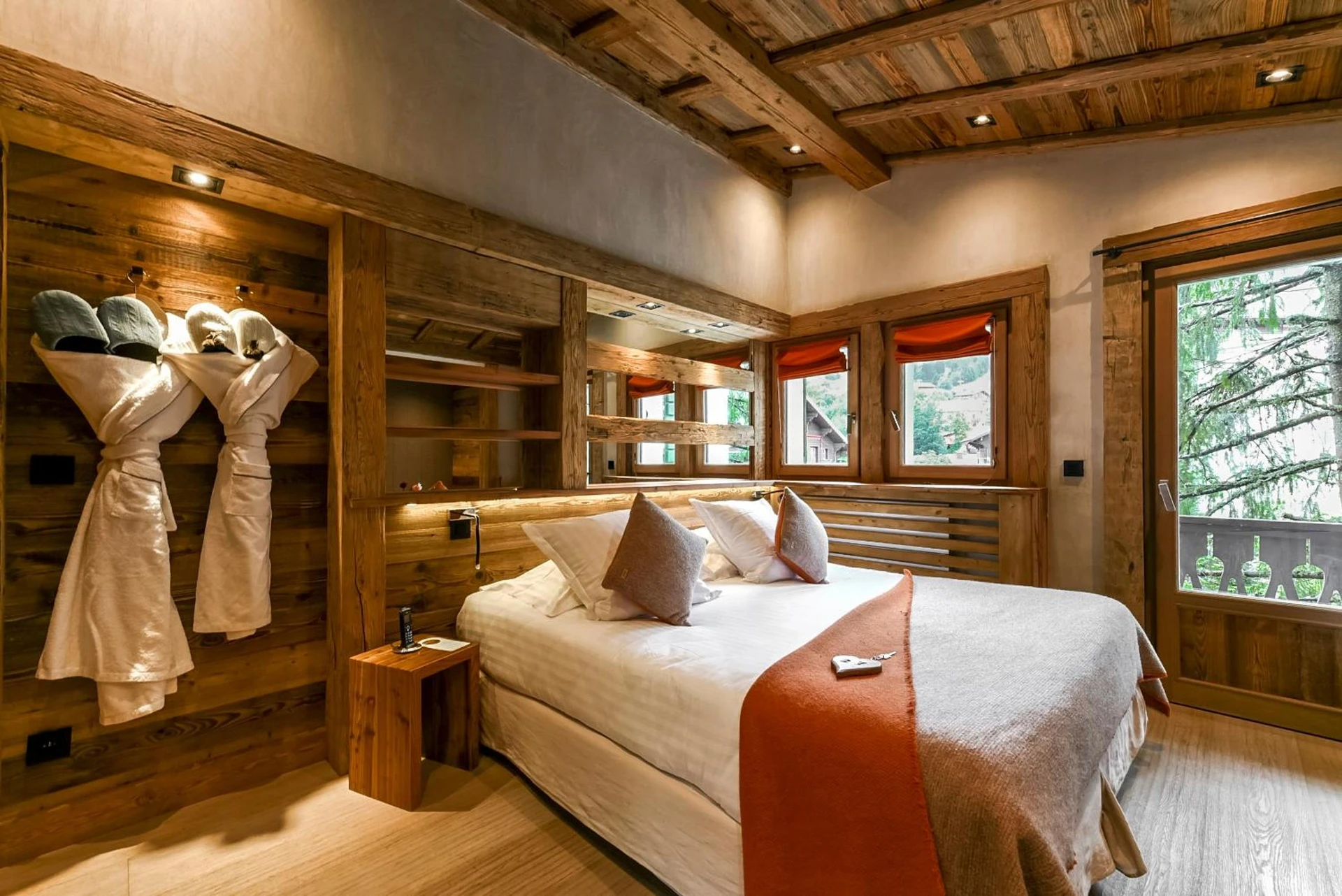 Magnifique chambre pour un séminaire d'entreprise à Au Coin Du Feu - Megève