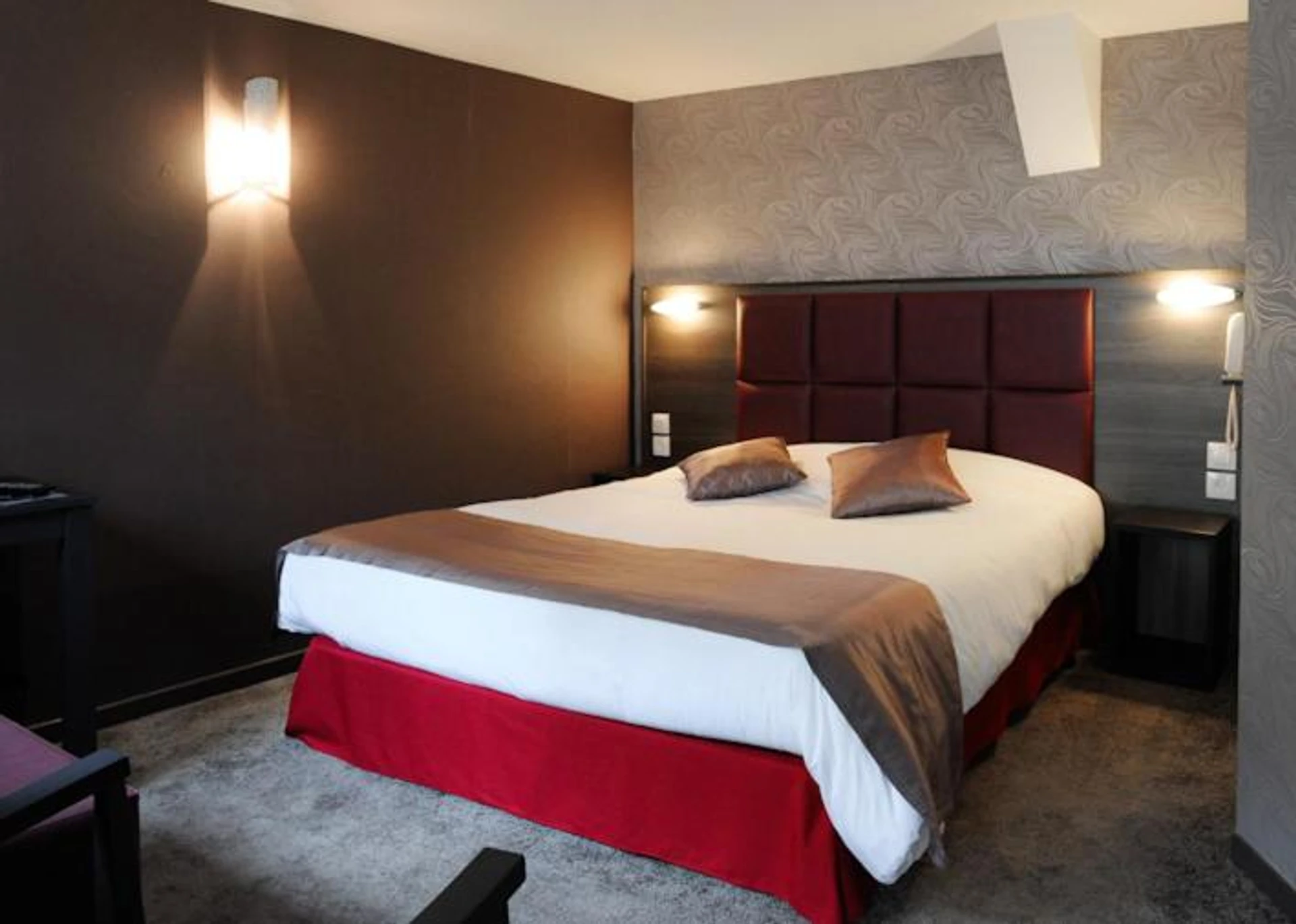 Chambre disponible pour un séminaire d'entreprise à Logis Hotel Au Site Normand - Clécy