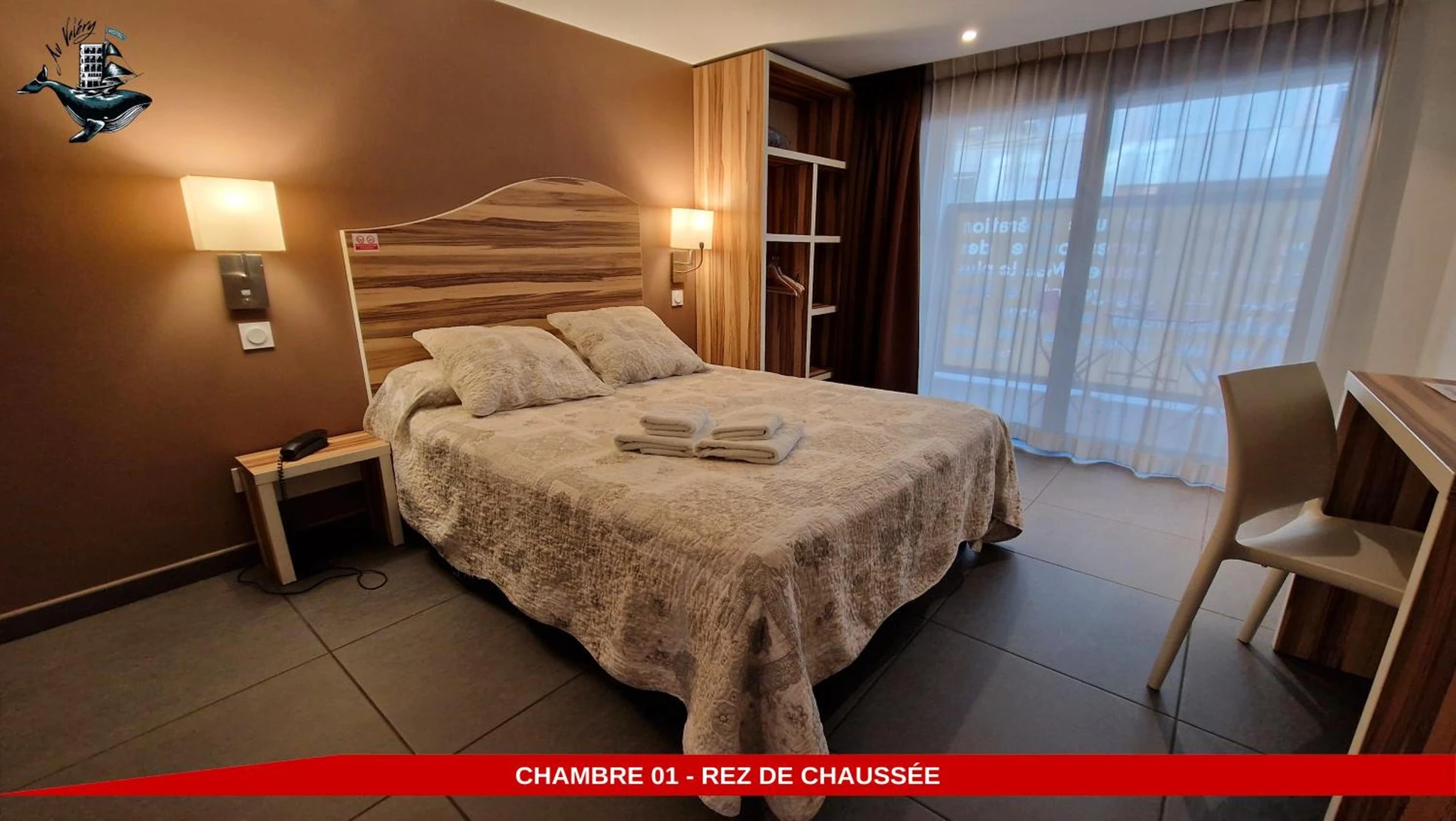Chambre disponible pour un séminaire d'entreprise à Hôtel Au Valéry - Sète