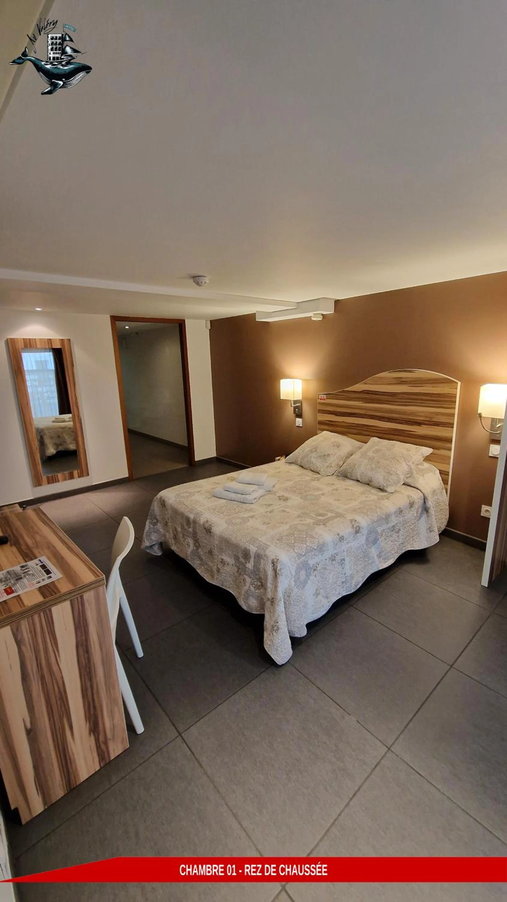 Chambre disponible pour un séminaire d'entreprise à Hôtel Au Valéry - Sète