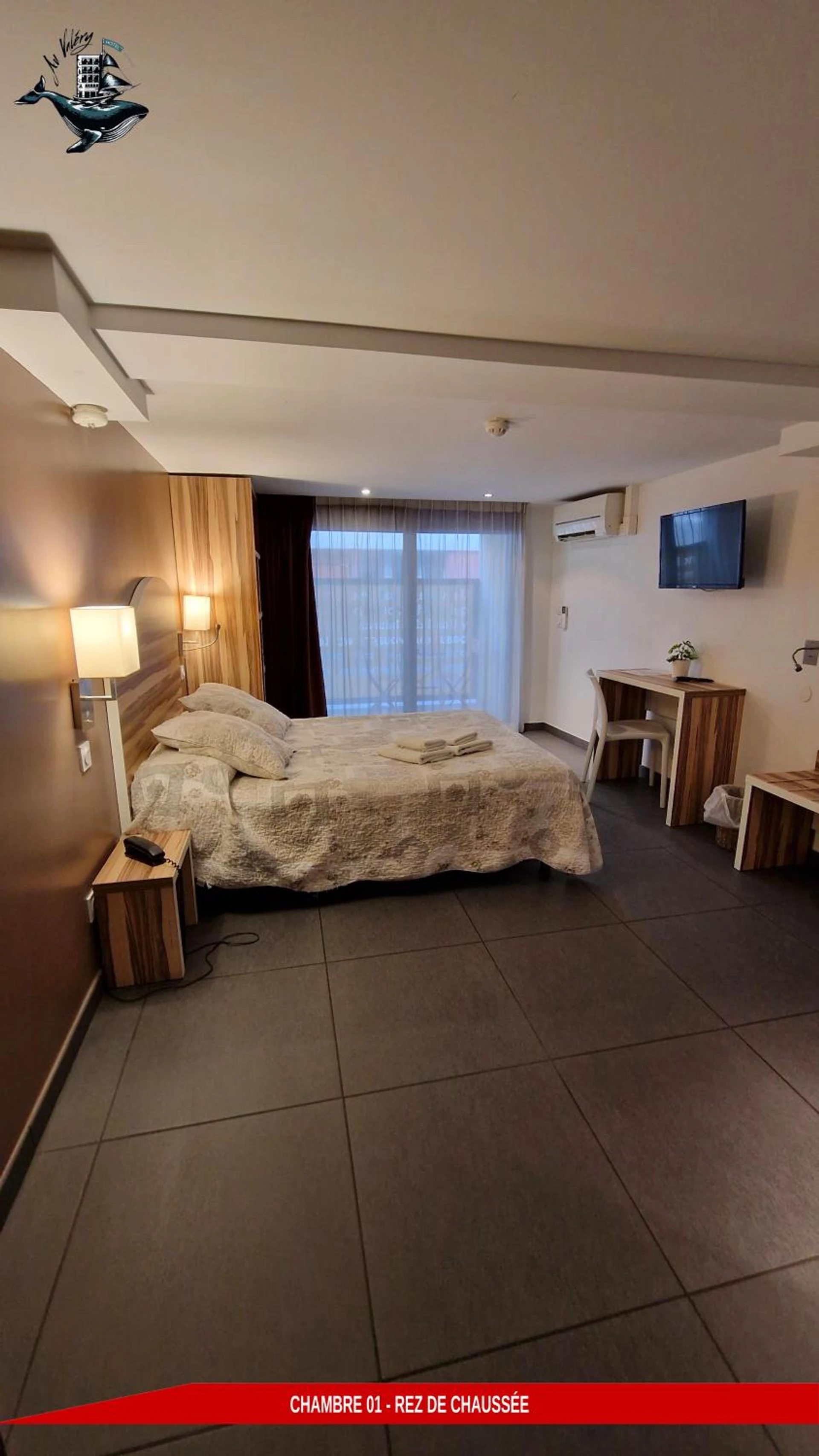 Chambre disponible pour un séminaire d'entreprise à Hôtel Au Valéry - Sète