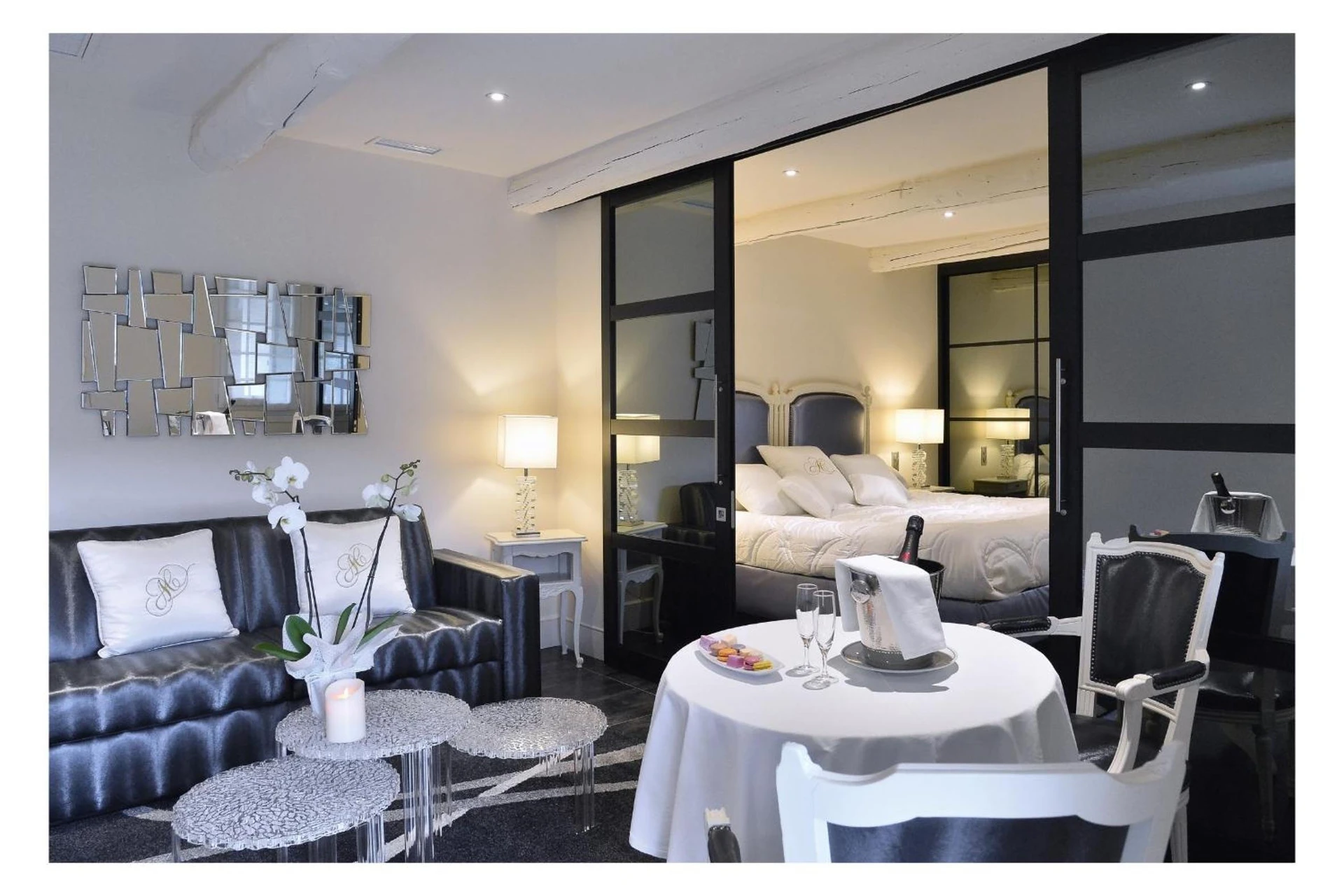 Chambre disponible pour un séminaire d'entreprise à Auberge de Cassagne & Spa - Le Pontet