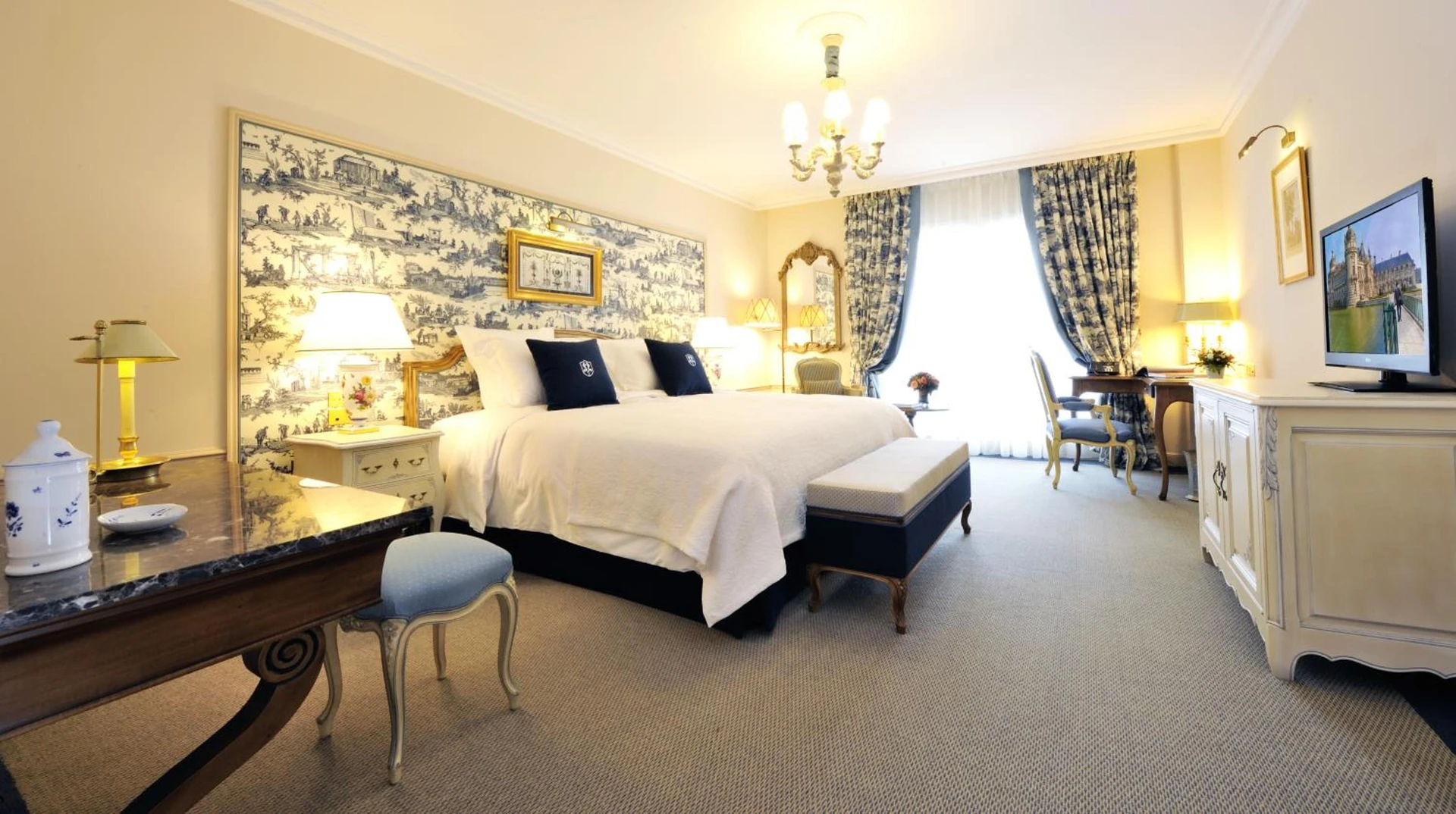 Chambre disponible pour un séminaire d'entreprise à Auberge du Jeu de Paume - Chantilly