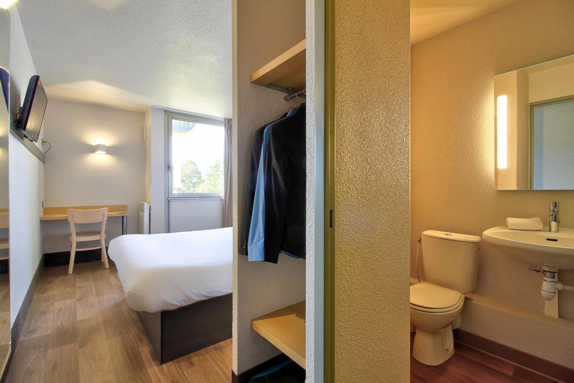 Magnifique chambre pour un séminaire d'entreprise à B&B HOTEL Beaune Sud 1 Palais des Congrès - Compiègne