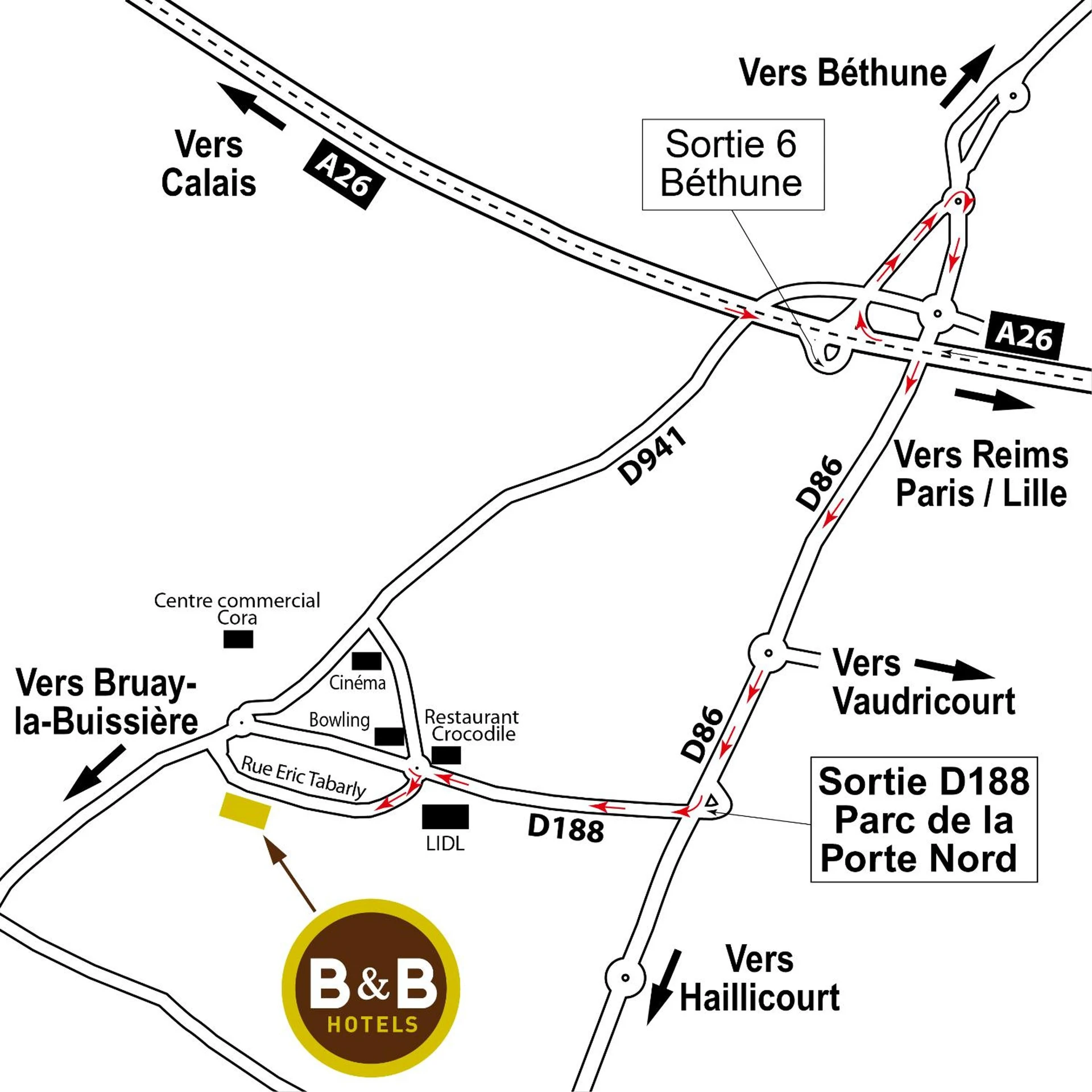 Espaces de team building à B&B HOTEL Béthune Bruay-la-Buissière - Organiser un séminaire d'entreprise à Orgeval