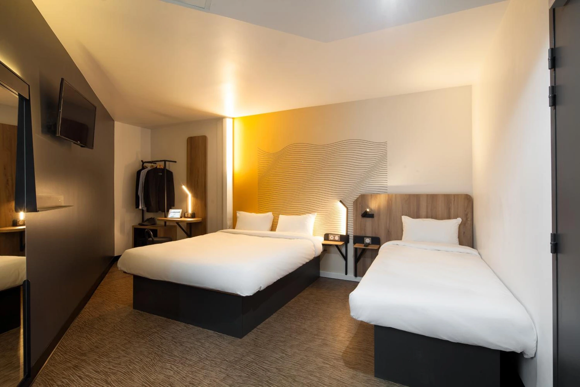 Chambre disponible pour un séminaire d'entreprise à B&B HOTEL Bordeaux Bassins à flot - Bonneuil-sur-Marne