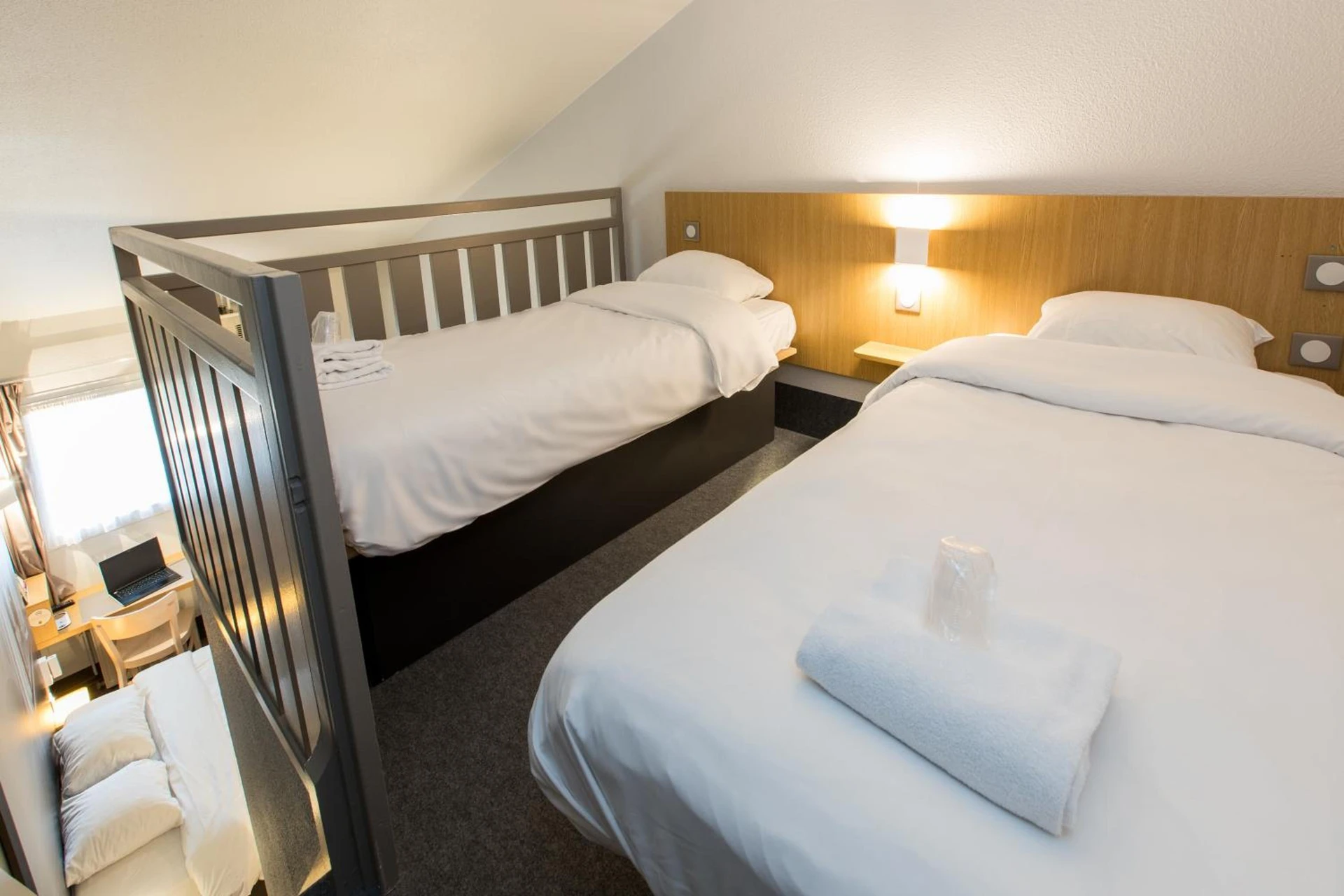 Chambre disponible pour un séminaire d'entreprise à B&B HOTEL Rennes Nord St Grégoire - Saint-Grégoire