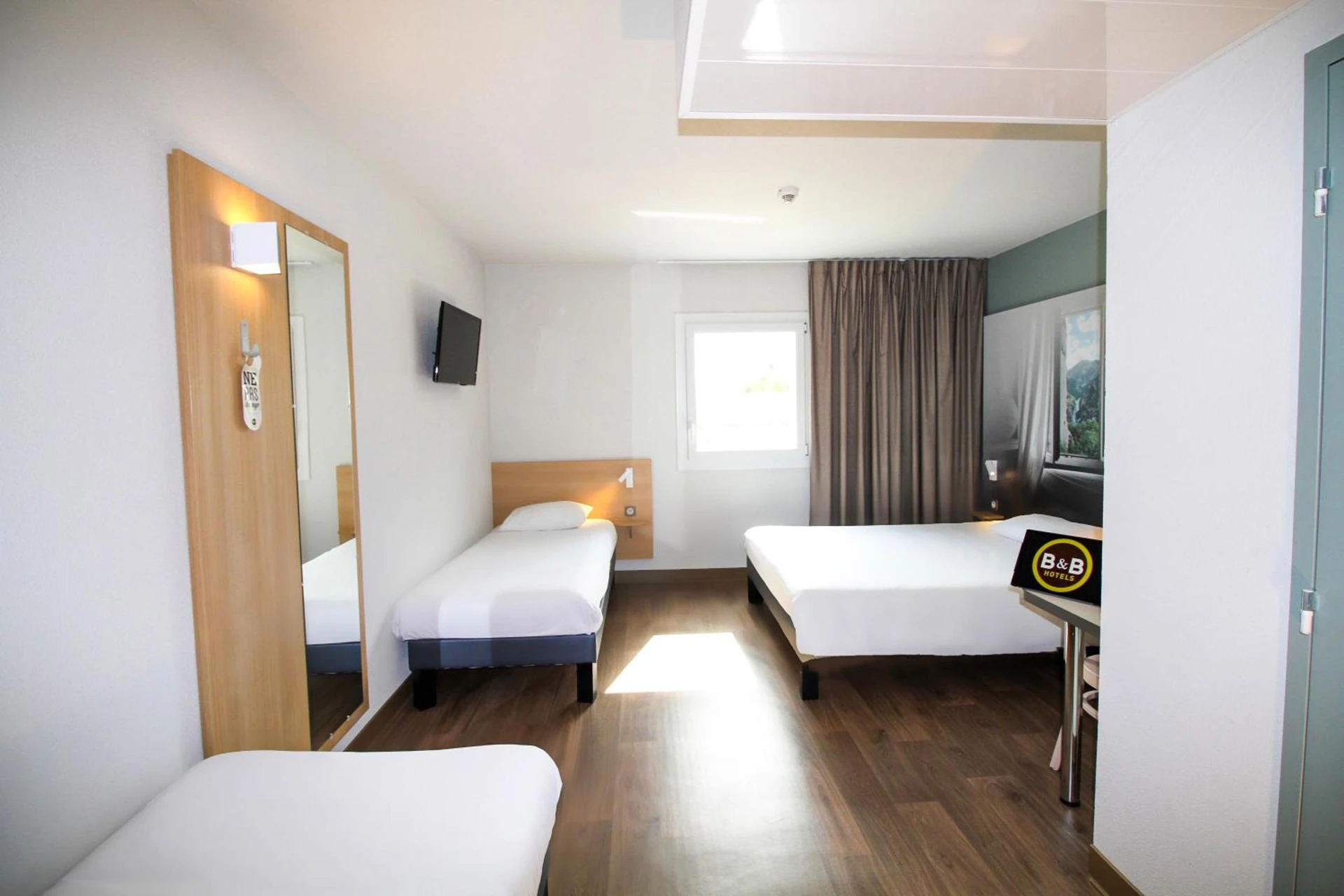 Chambre disponible pour un séminaire d'entreprise à B&B HOTEL Valence TGV Romans - Alixan