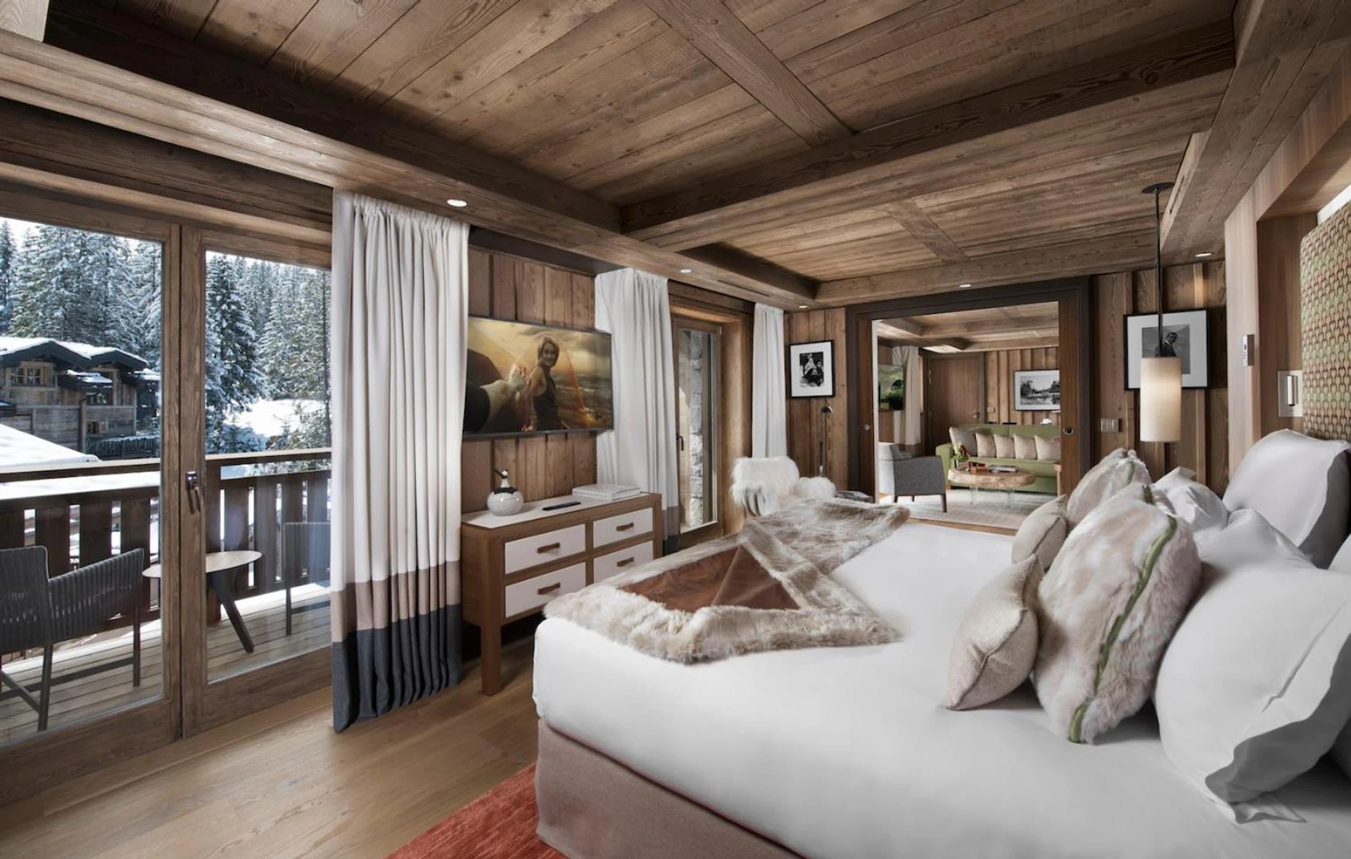 Chambre disponible pour un séminaire d'entreprise à Hôtel Barrière Les Neiges Courchevel - Courchevel