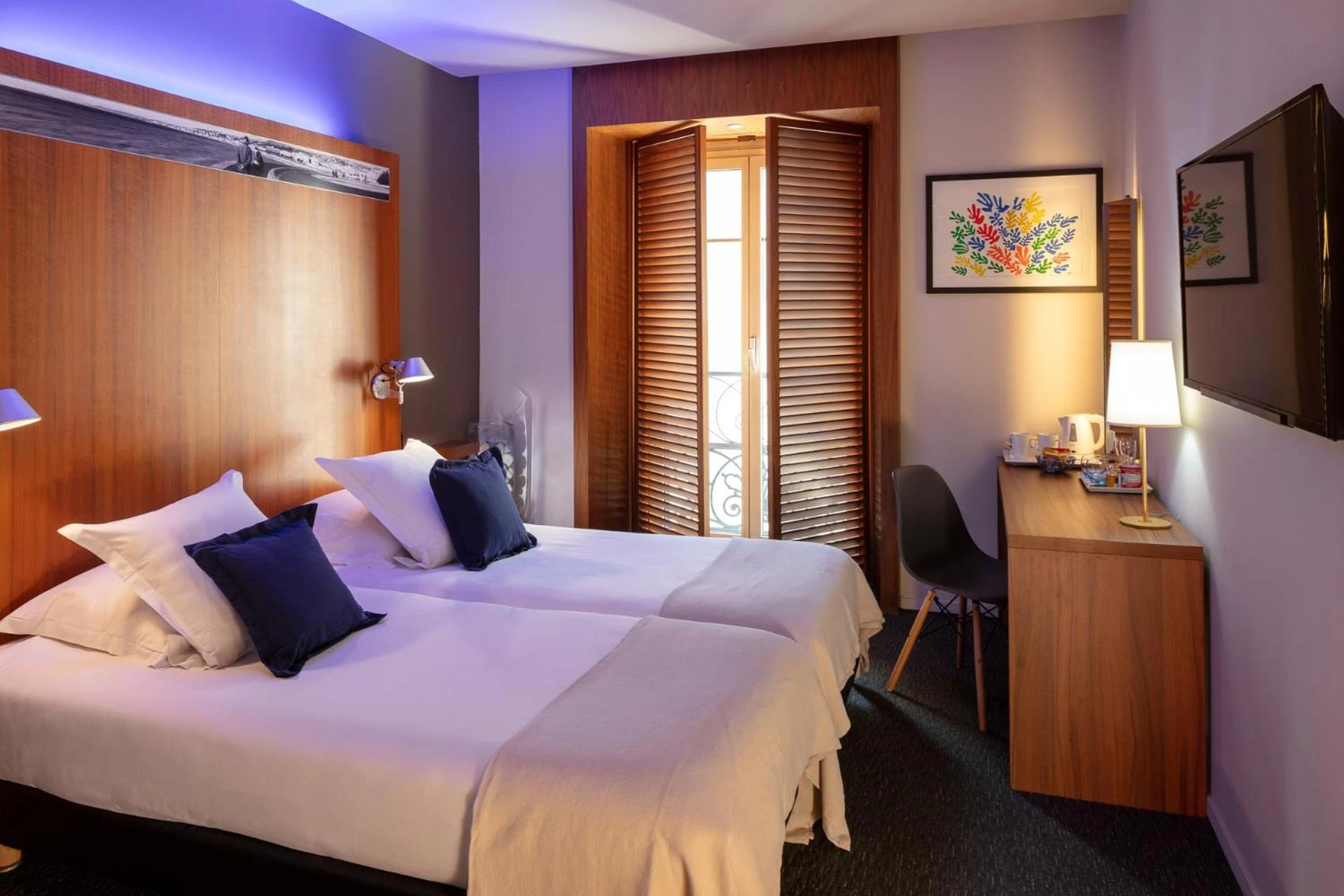 Magnifique chambre pour un séminaire d'entreprise à Hotel Beau Rivage - Nice