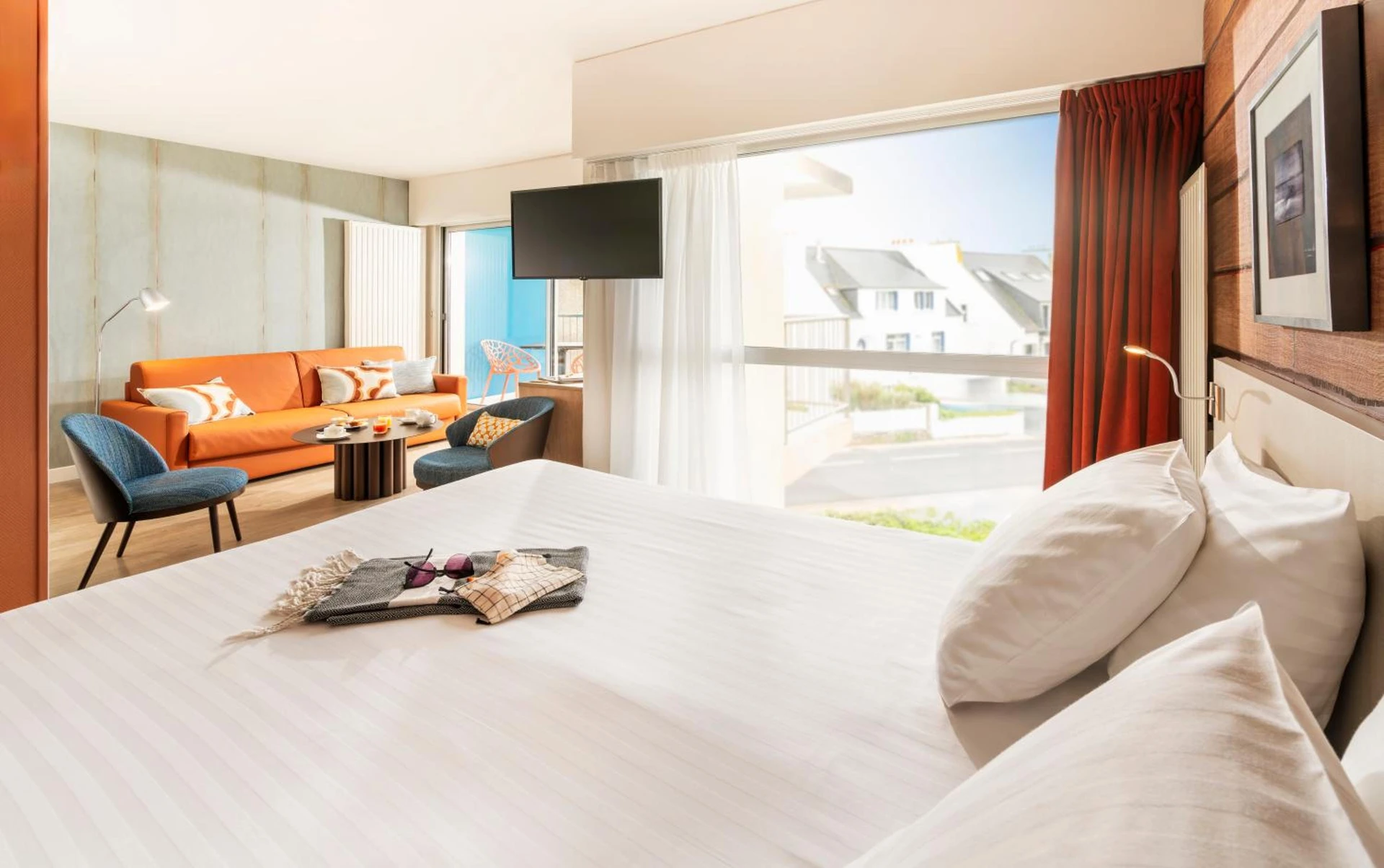 Magnifique chambre pour un séminaire d'entreprise à Hôtel Valdys Thalasso & Spa - Beau rivage - Roscoff