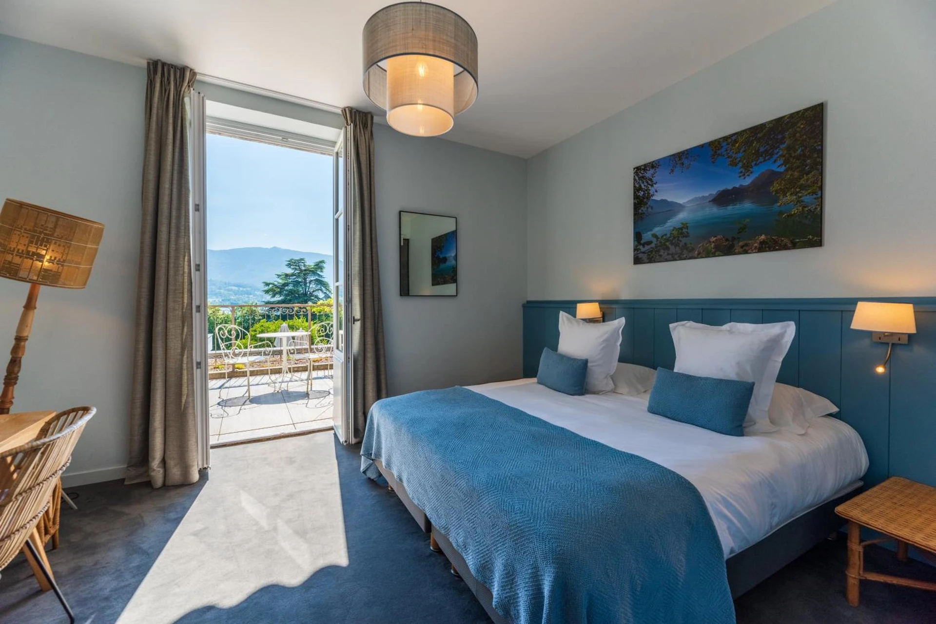 Chambre disponible pour un séminaire d'entreprise à Hôtel Beau Site Talloires B SPA - Talloires