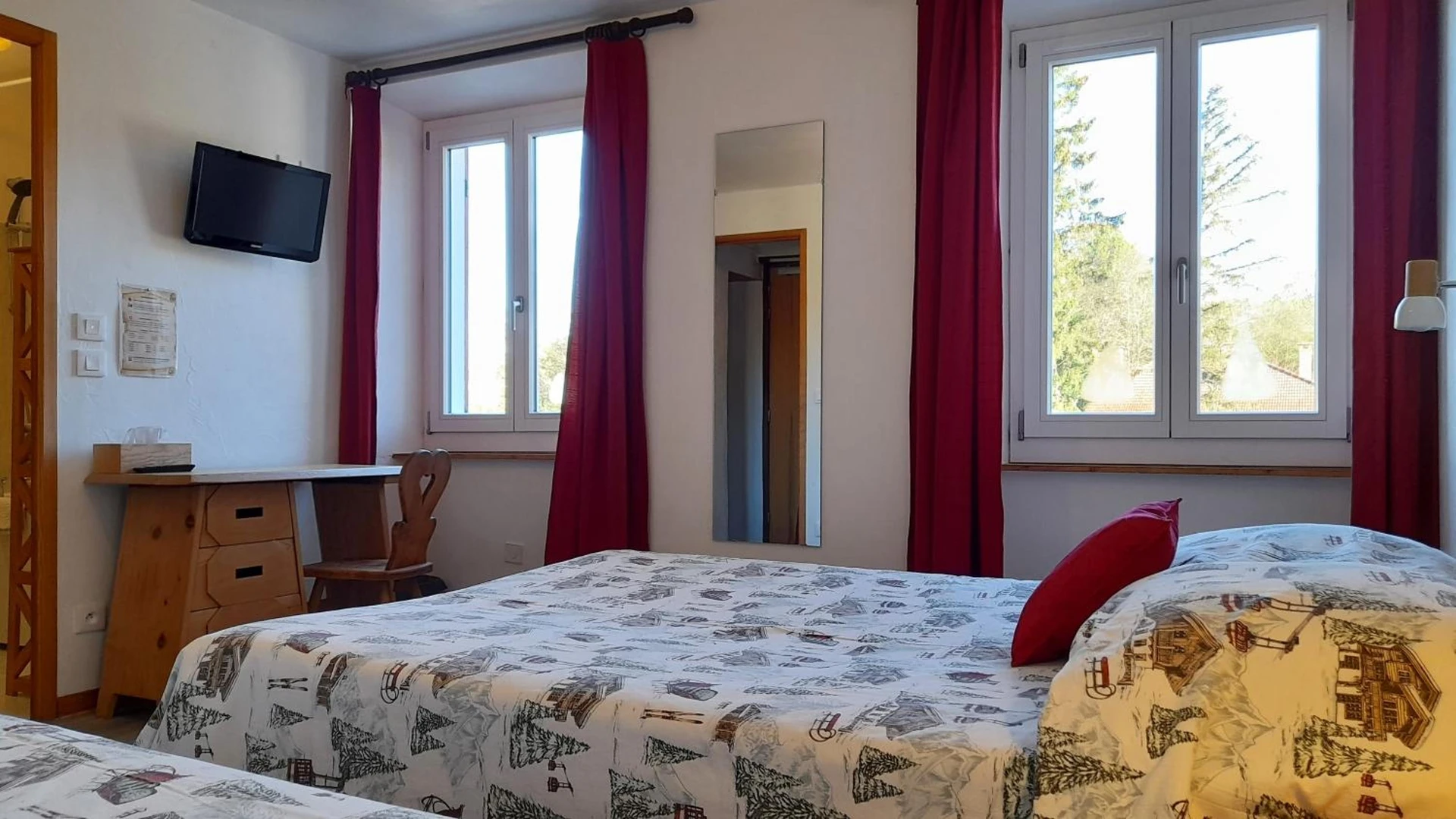 Chambre disponible pour un séminaire d'entreprise à Hôtel Bellier - La Chapelle-en-Vercors