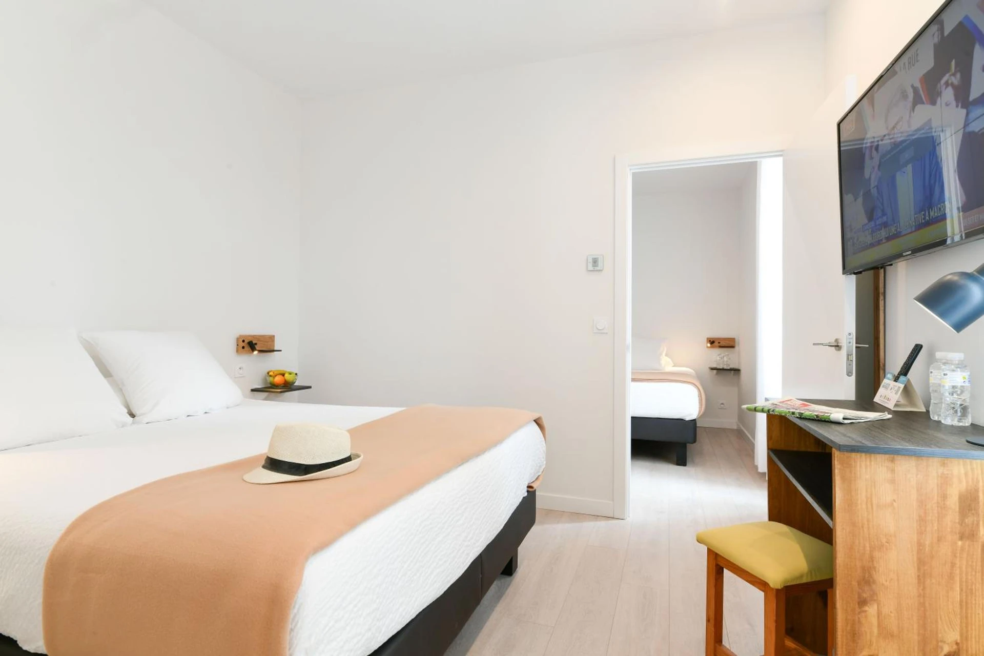 Chambre disponible pour un séminaire d'entreprise à Logis Hotel & Restaurant Bergeret Sport - Hendaye