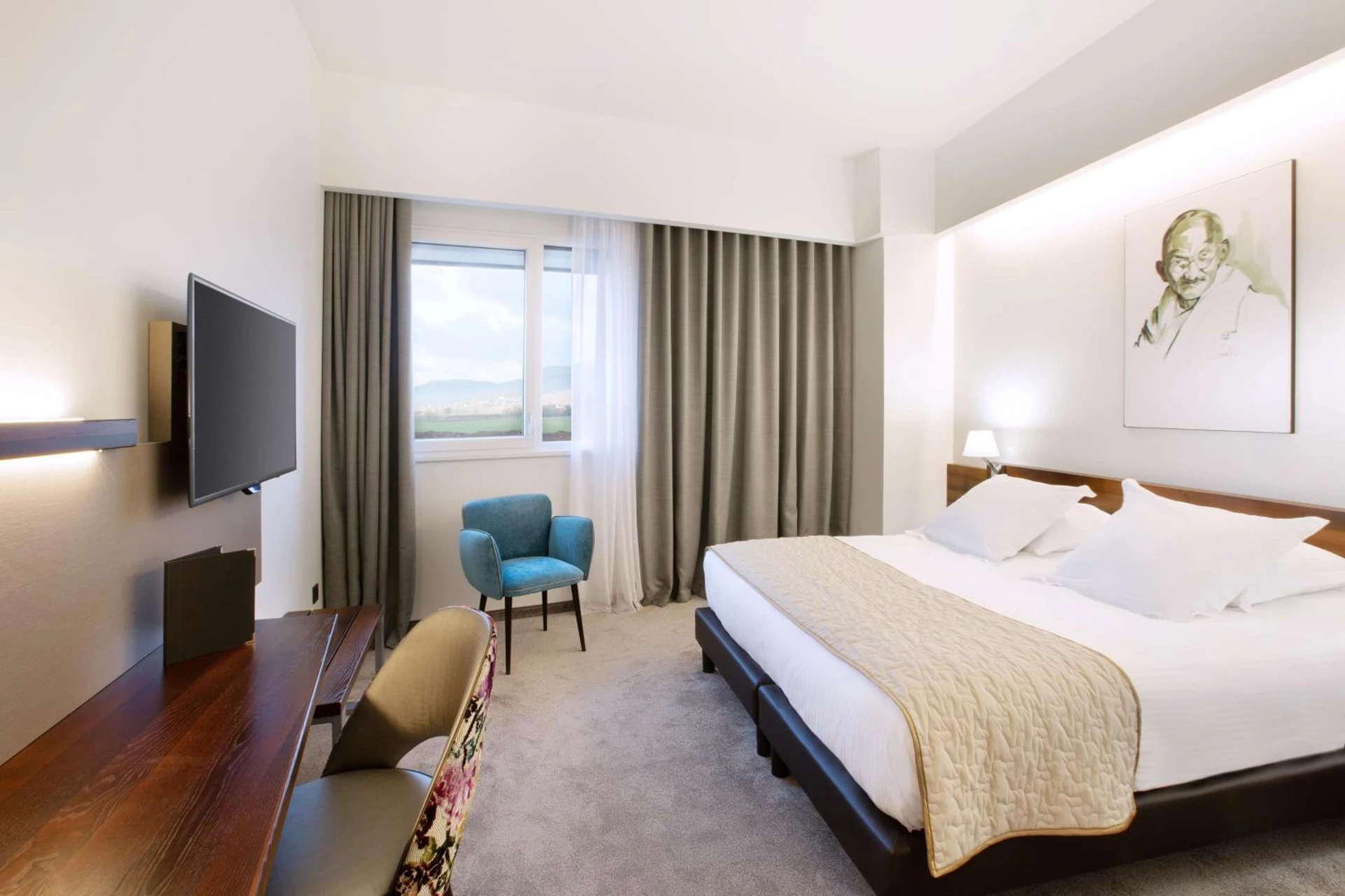 Chambre disponible pour un séminaire d'entreprise à Best Western Plus Hotel & Restaurant Les Humanistes Colmar Nord - Kourou