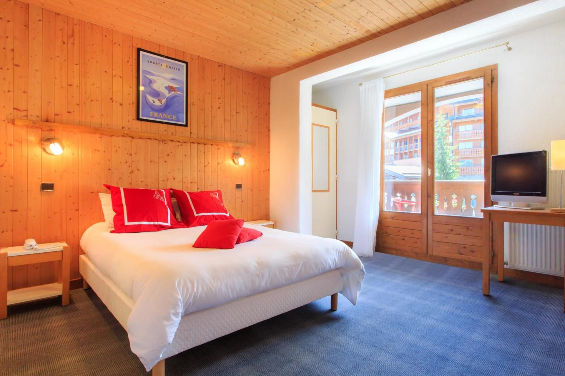 Chambre à Hotel Club Blanche Neige - Organiser un séminaire d'entreprise à Courchevel