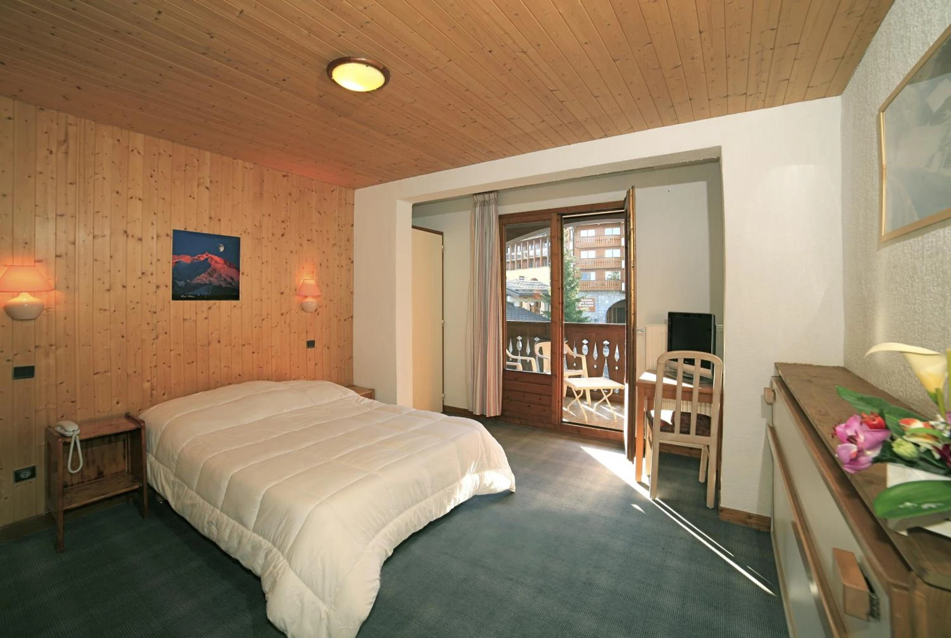 Chambre disponible pour un séminaire d'entreprise à Hotel Club Blanche Neige - Courchevel