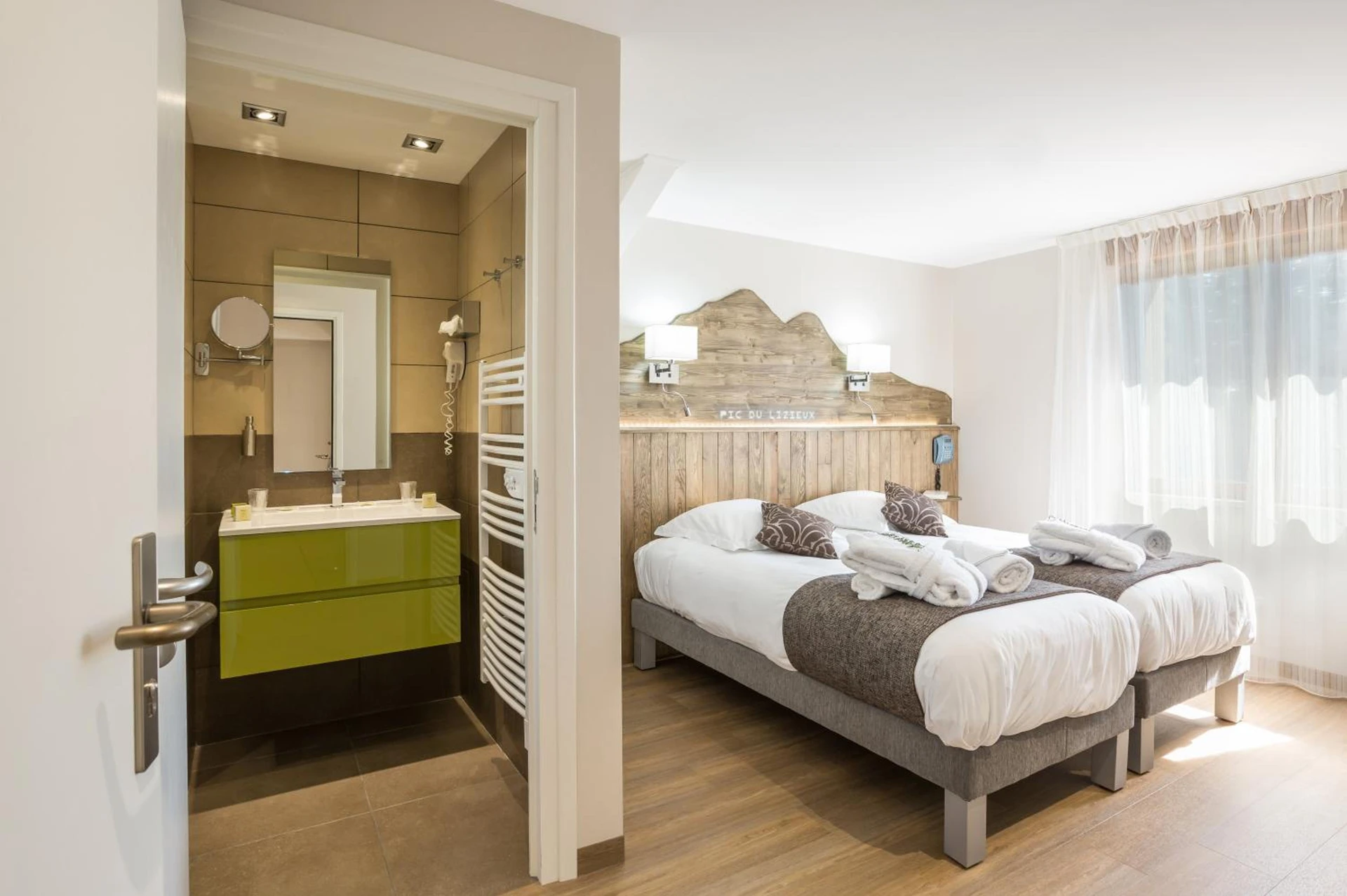 Magnifique chambre pour un séminaire d'entreprise à Logis Hôtel Le Relais du Bois Vialotte - Morzine