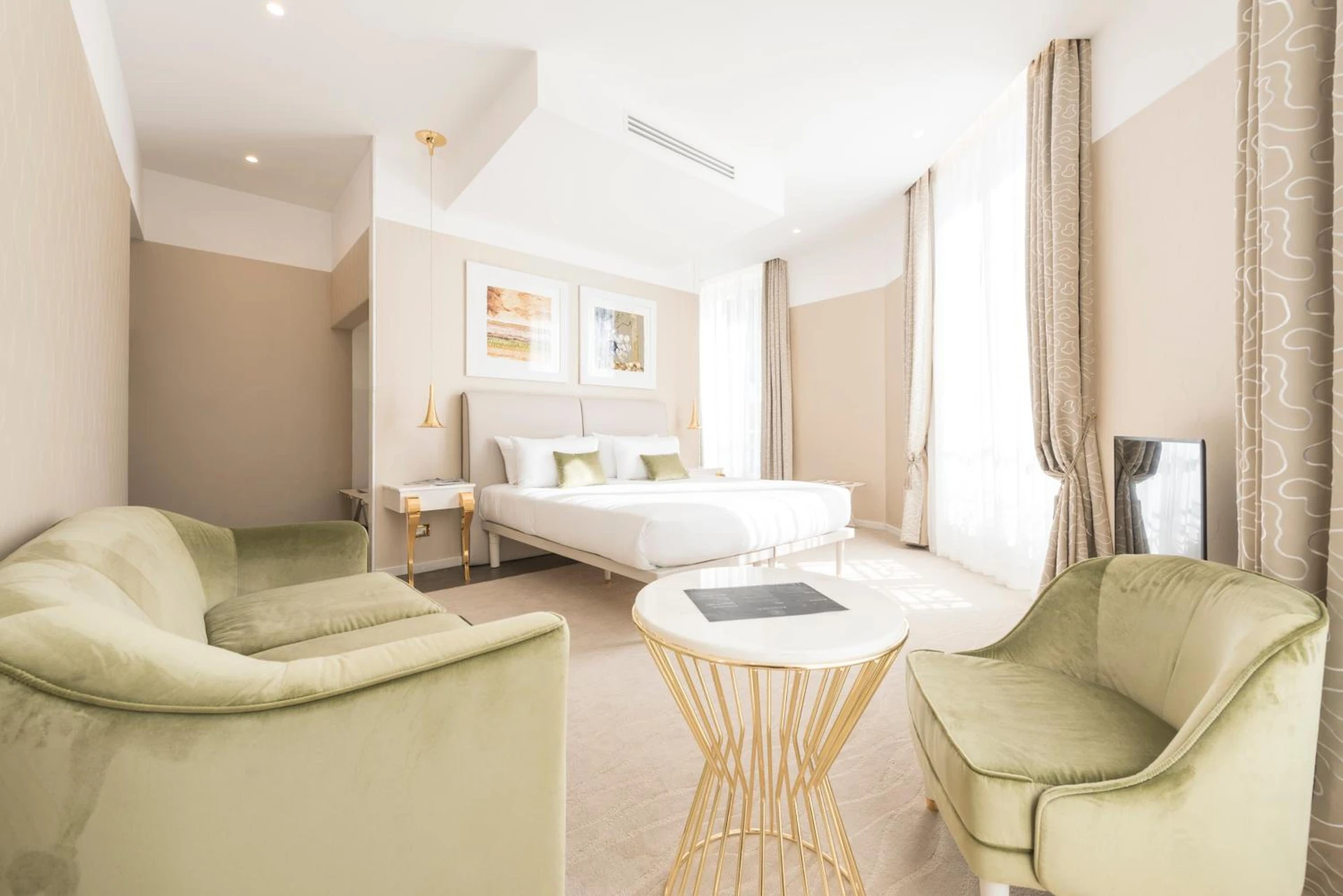 Magnifique chambre pour un séminaire d'entreprise à Boscolo Lyon Hotel & Spa - Lyon