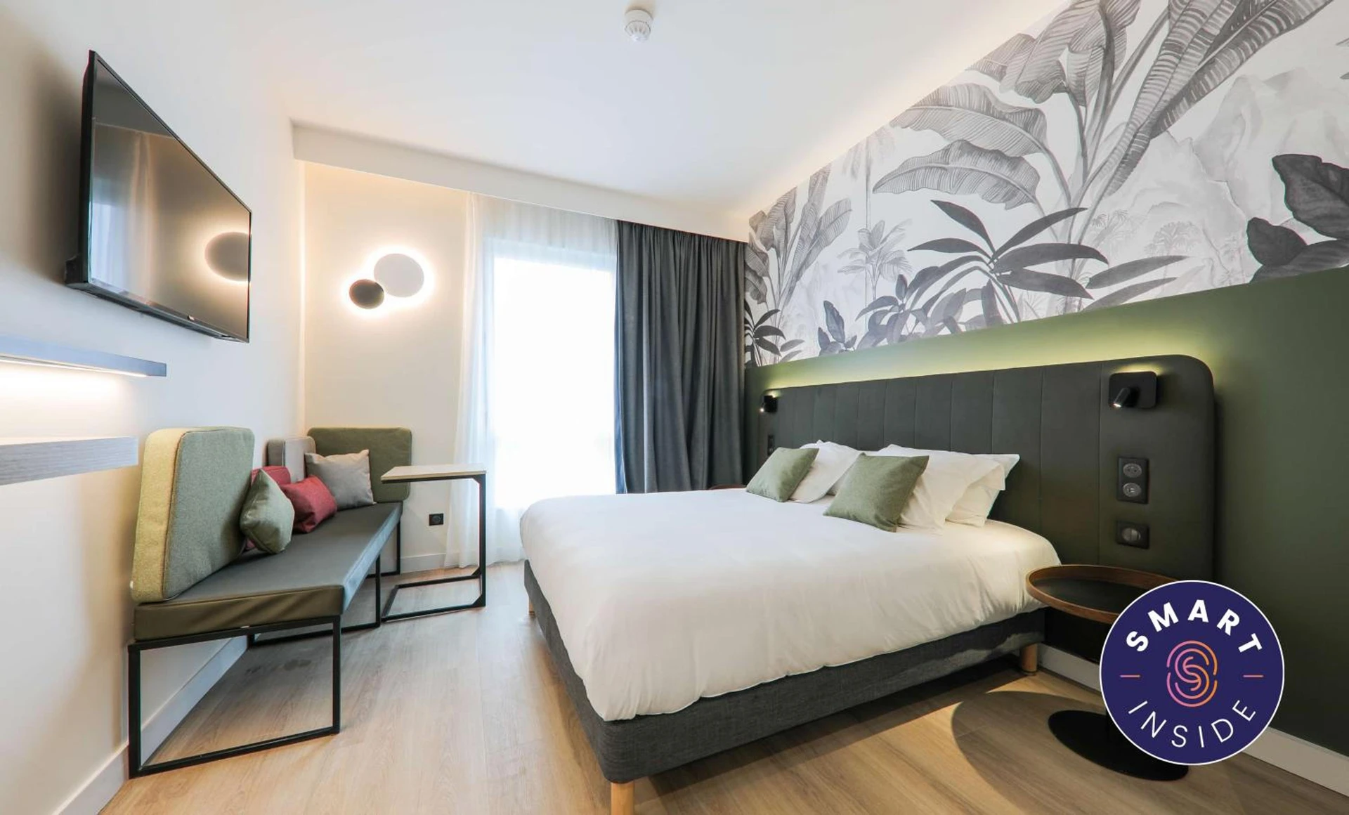 Chambre disponible pour un séminaire d'entreprise à Campanile Smart Lyon Est - Eurexpo Bron Aviation - Saint-Priest