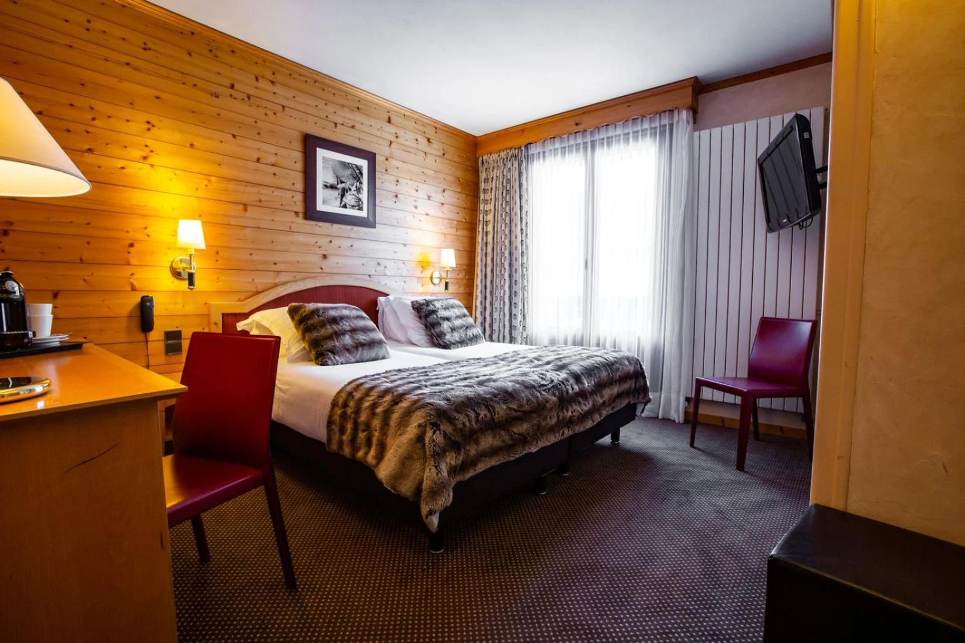 Chambre disponible pour un séminaire d'entreprise à Hôtel Champs Fleuris Morzine - Morzine