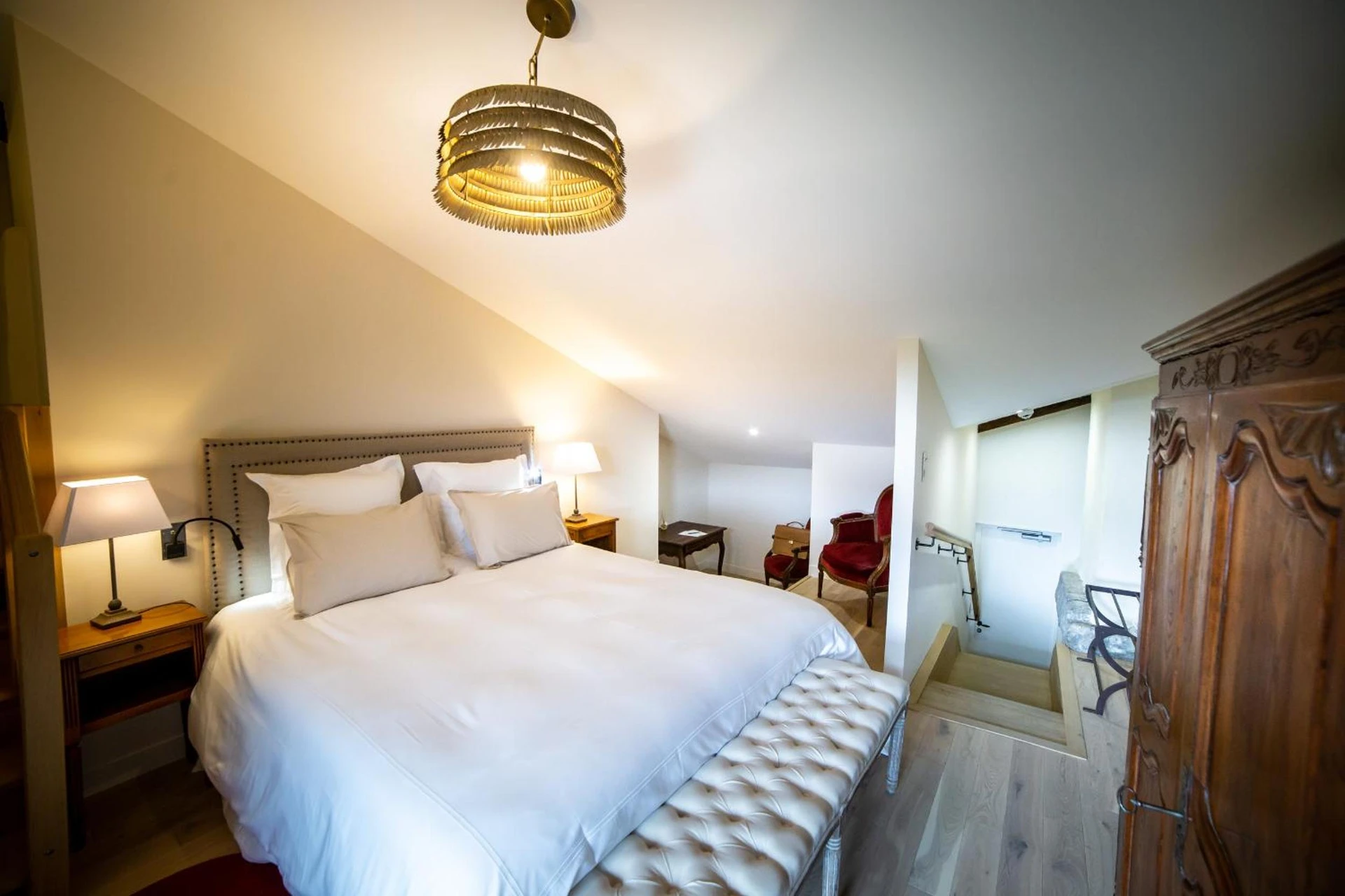 Chambre disponible pour un séminaire d'entreprise à Château de Saint Vidal - Saint-Vidal
