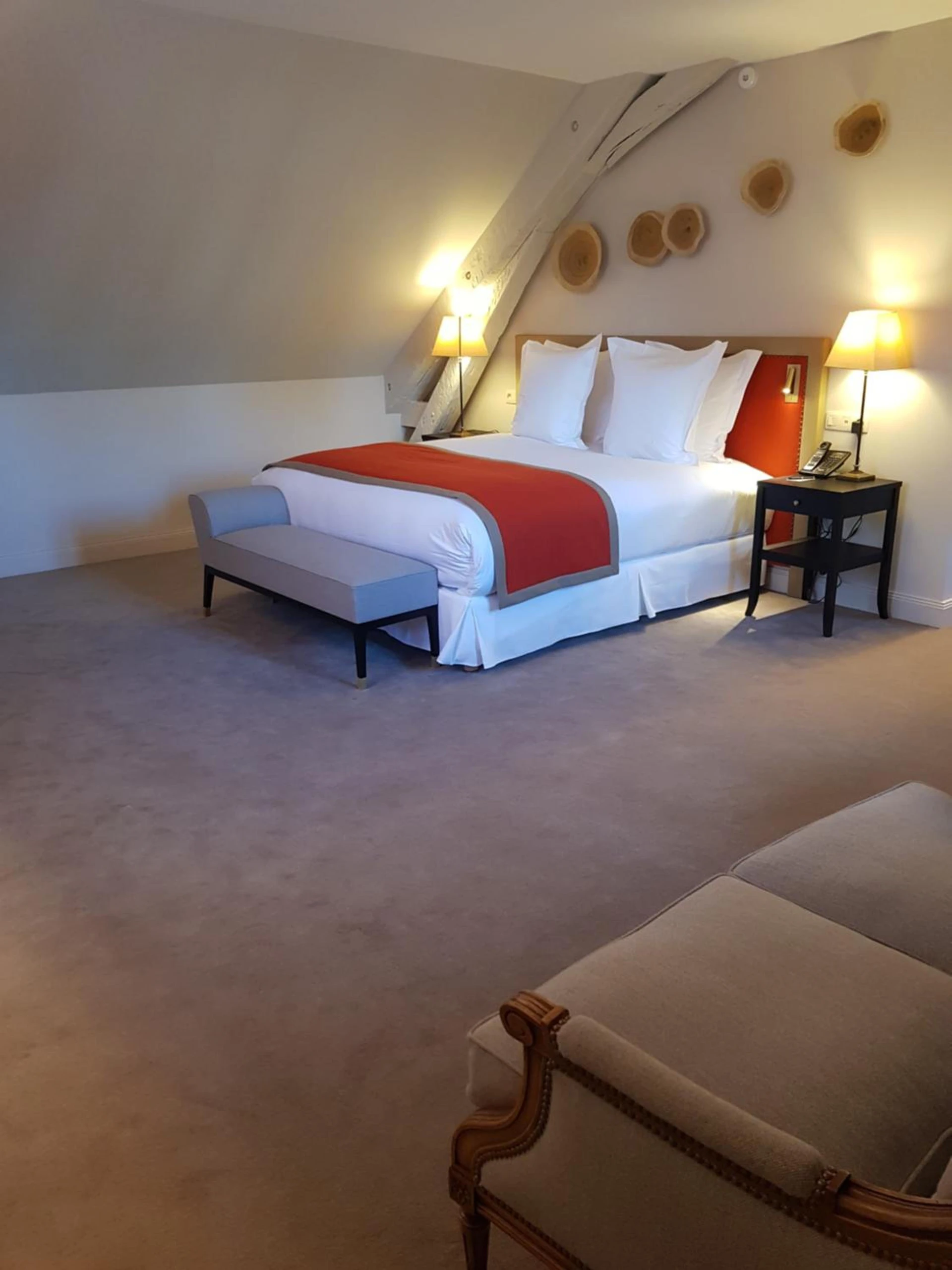 Chambre disponible pour un séminaire d'entreprise à Château Saint-Jean, Relais & Châteaux - Montluçon