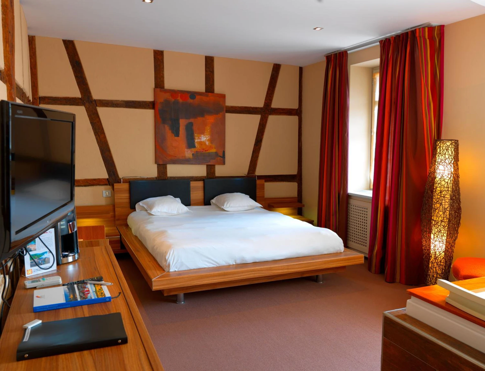 Chambre disponible pour un séminaire d'entreprise à L'auberge Du Cheval Blanc et Spa - Lembach