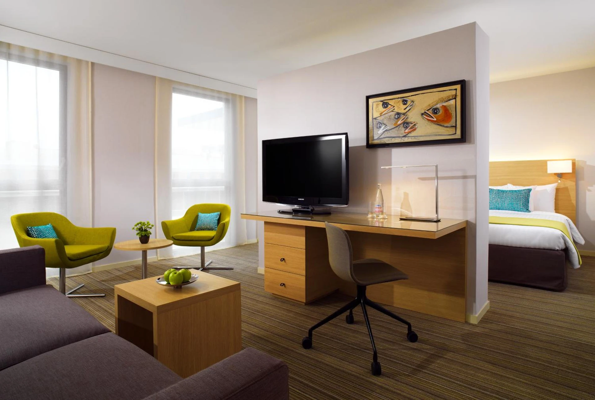 Chambre disponible pour un séminaire d'entreprise à Courtyard by Marriott Montpellier - Montpellier