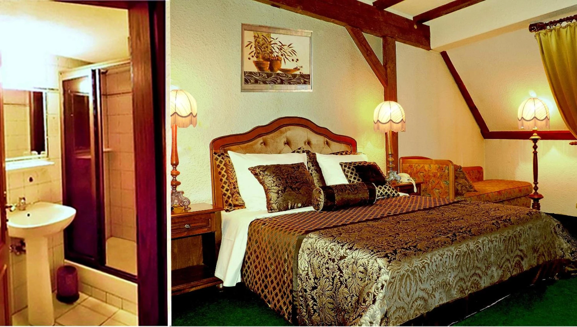 Chambre disponible pour un séminaire d'entreprise à Hotel Restaurant Cristal - Wintzenheim