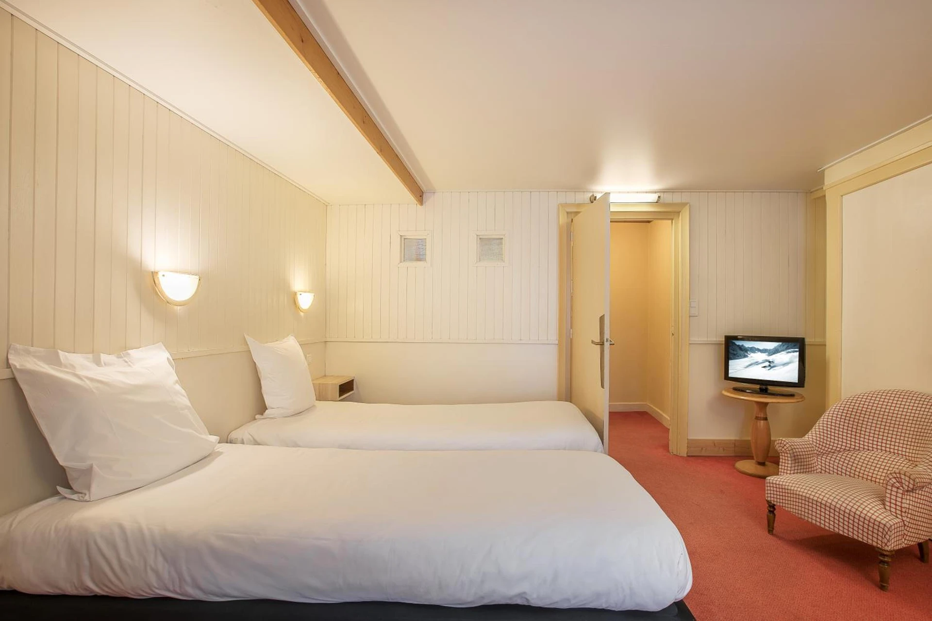 Chambre disponible pour un séminaire d'entreprise à La Croix Blanche - Chamonix-Mont-Blanc